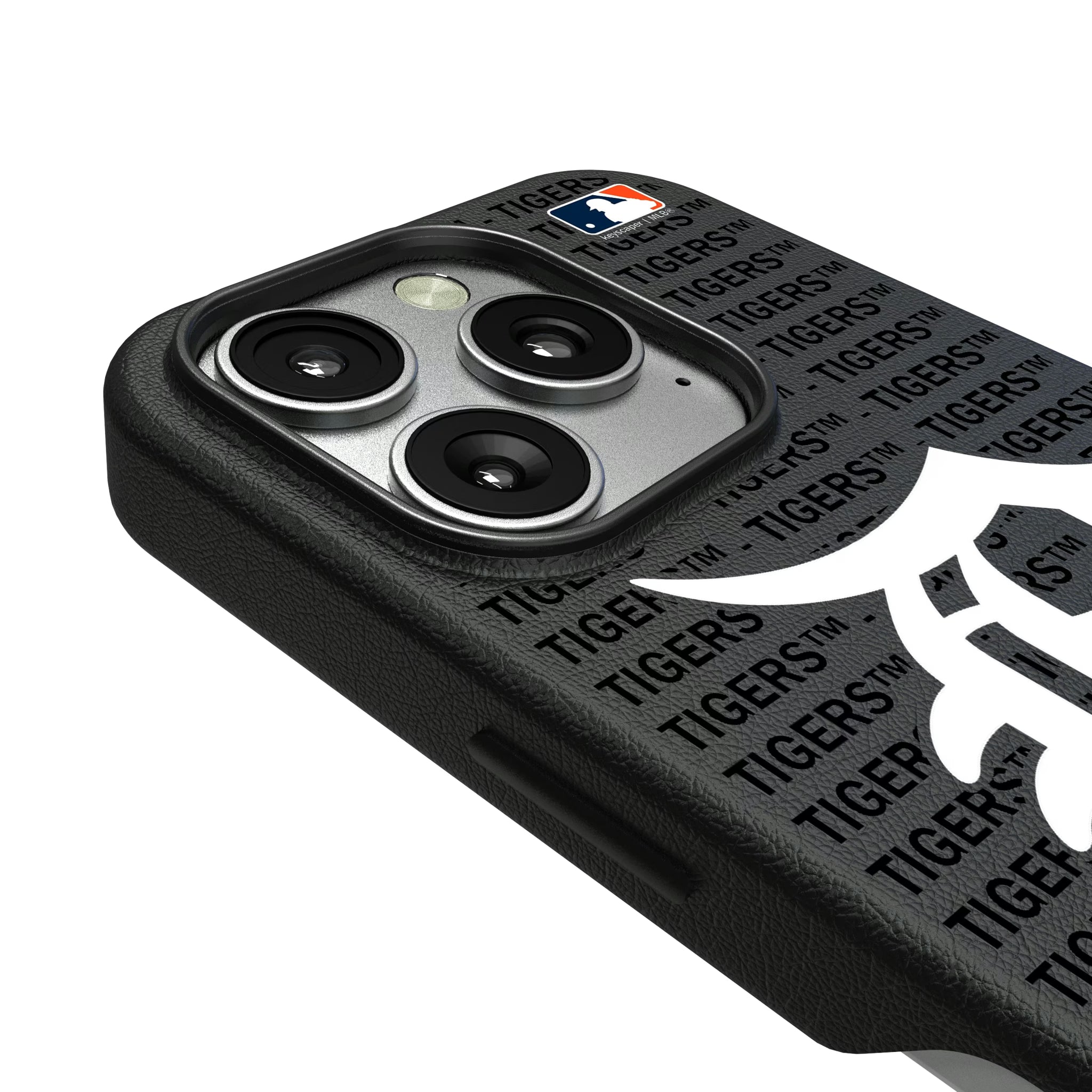 Detroit Tigers Text Backdrop iPhone MagSafe Compatible Phone Case for Apple iPhone - Detail