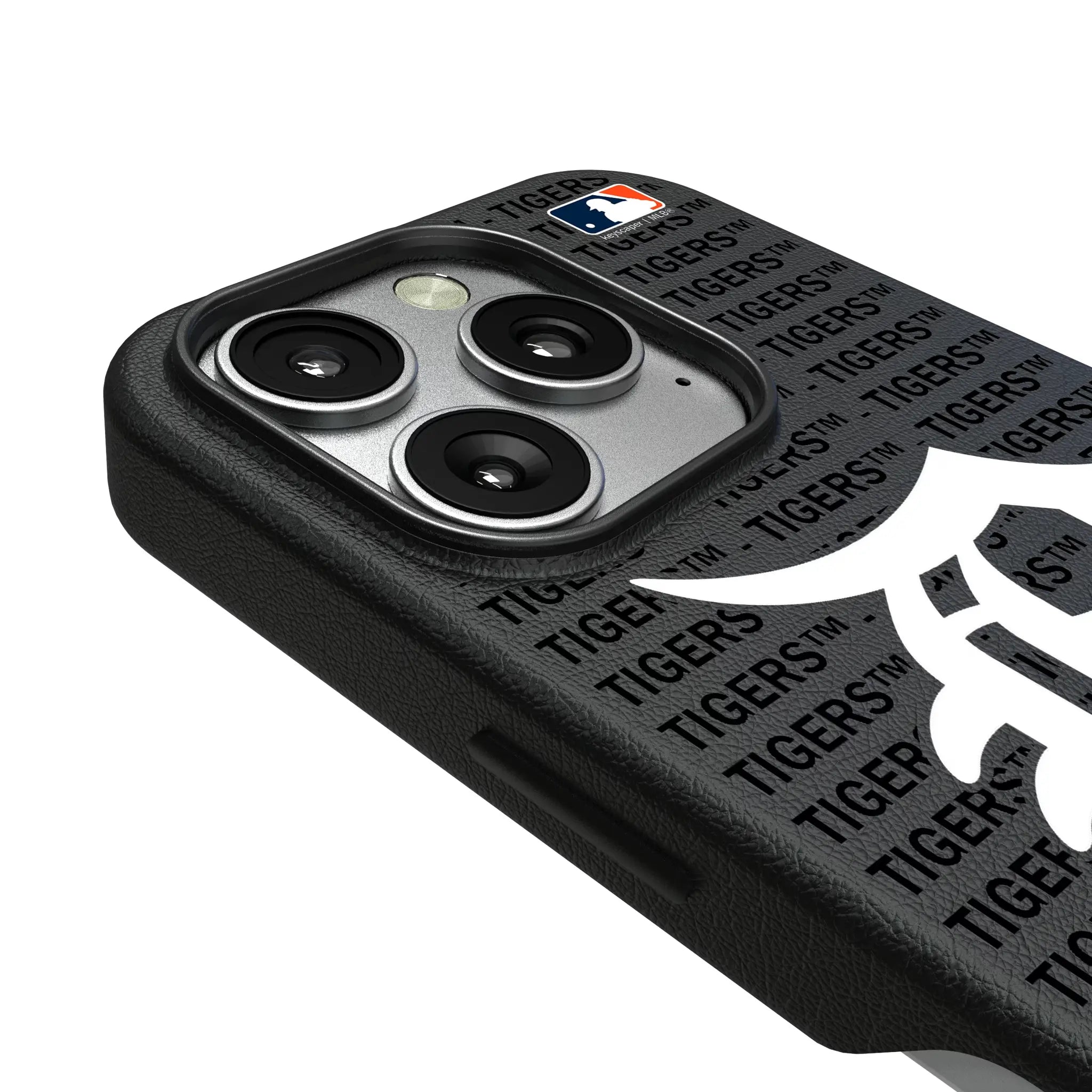 Detroit Tigers Text Backdrop iPhone MagSafe Compatible Phone Case for Apple iPhone - Detail