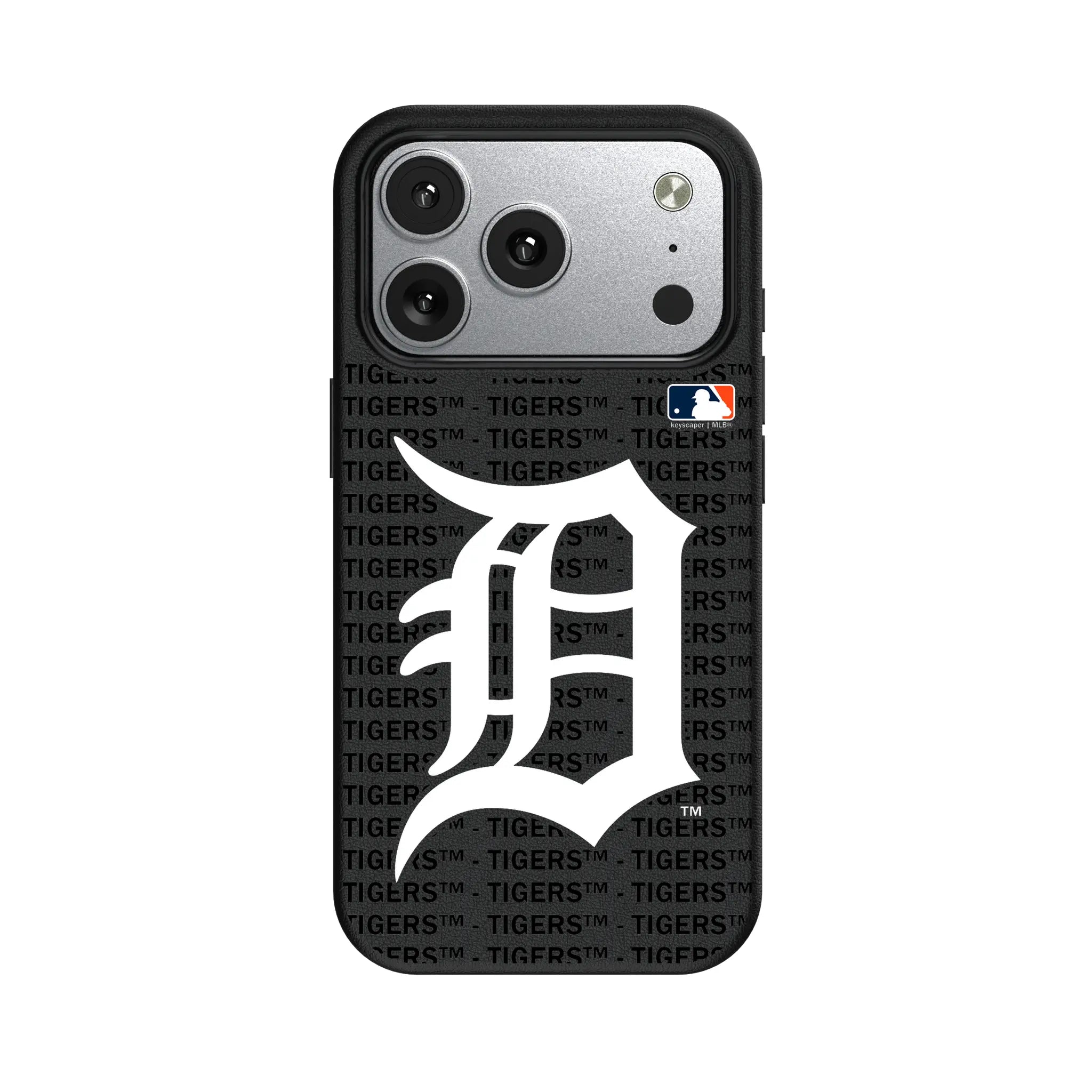 Detroit Tigers Text Backdrop iPhone MagSafe Compatible Phone Case for Apple iPhone#Device_iPhone 17 Pro