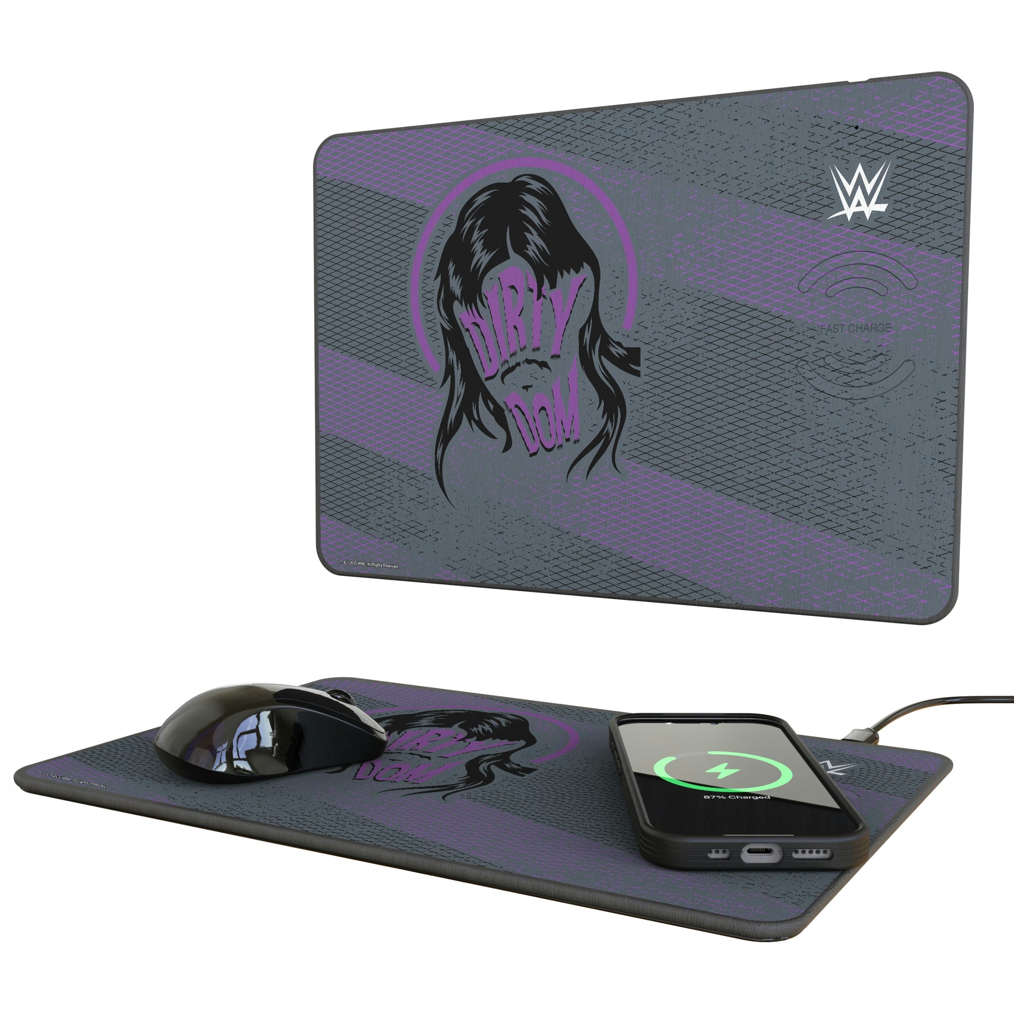 Dominik Mysterio Steel 15-Watt Wireless Charger and Mouse Pad