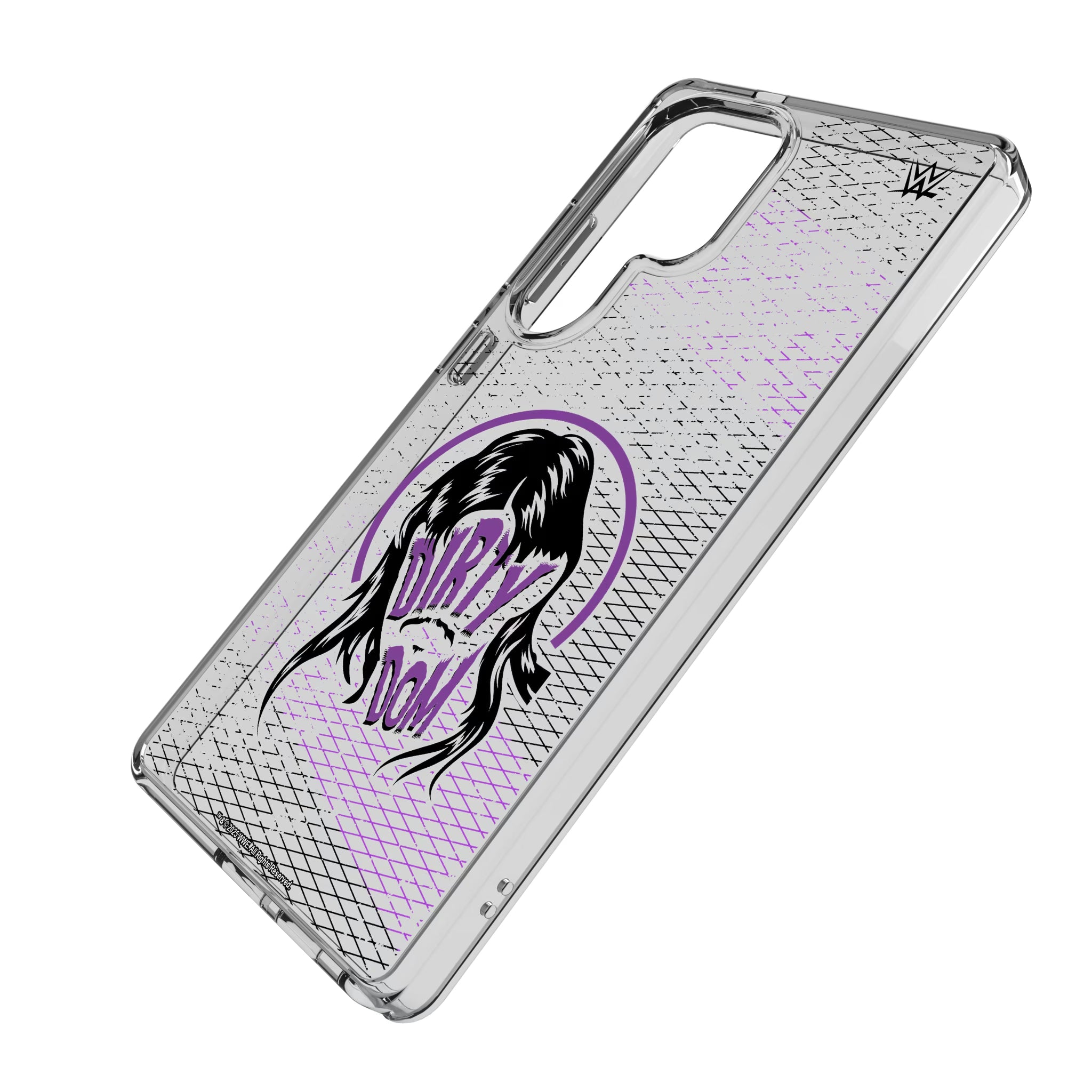 Dominik Mysterio Steel Galaxy Clear Phone Case for Samsung Galaxy - Isometric View