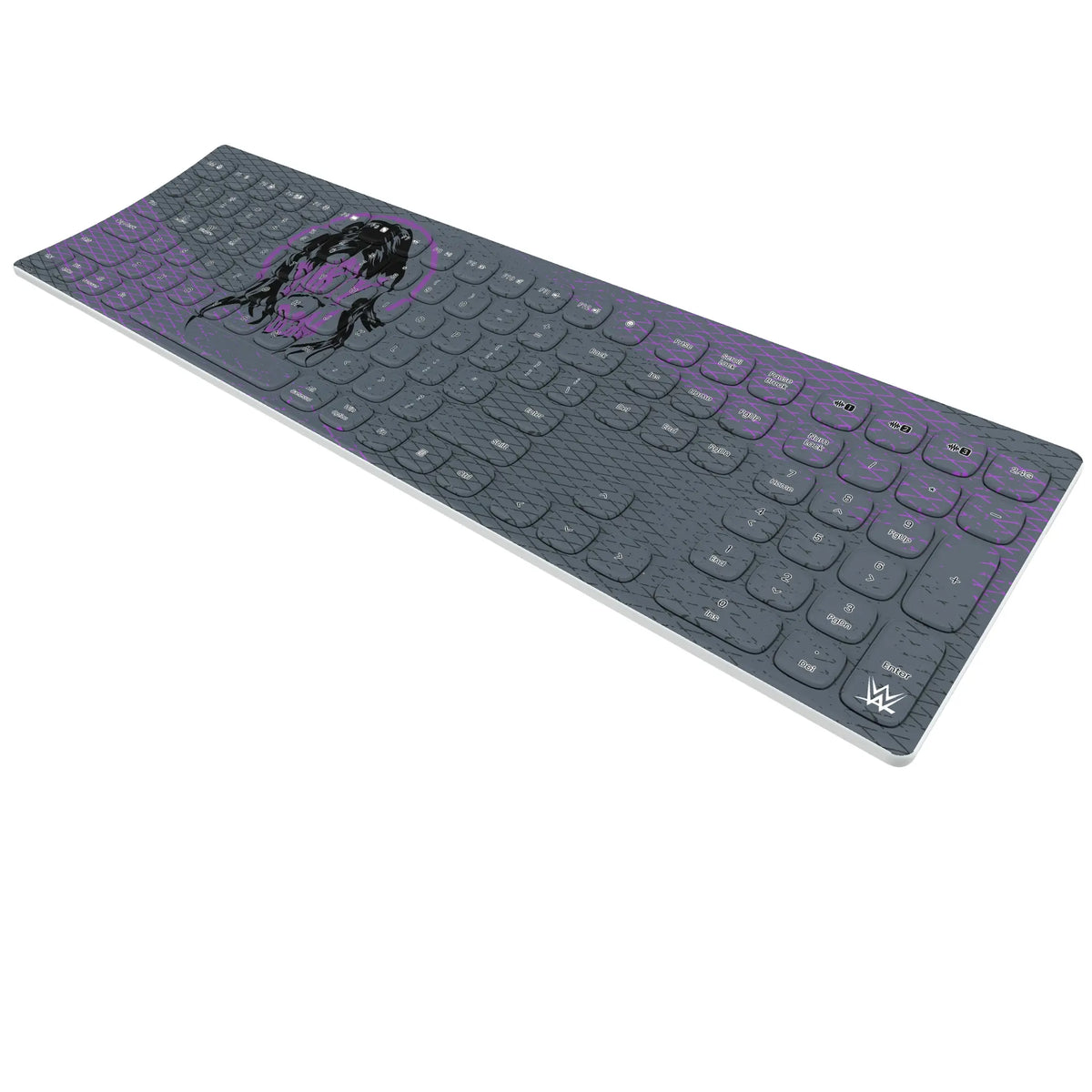 Dominik Mysterio Steel KKB605 Curved Wireless Keyboard - Isometric View