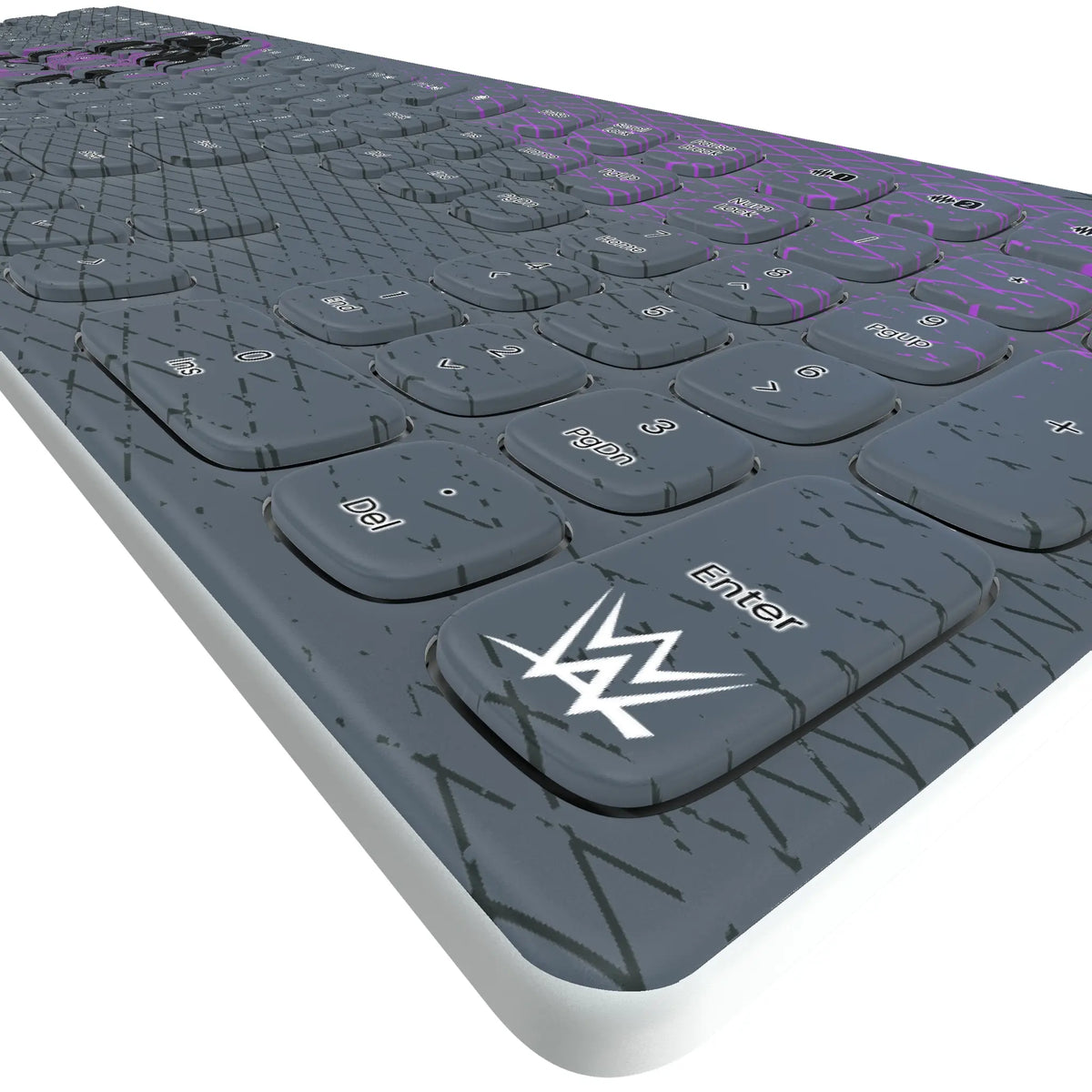 Dominik Mysterio Steel KKB605 Curved Wireless Keyboard - Detail
