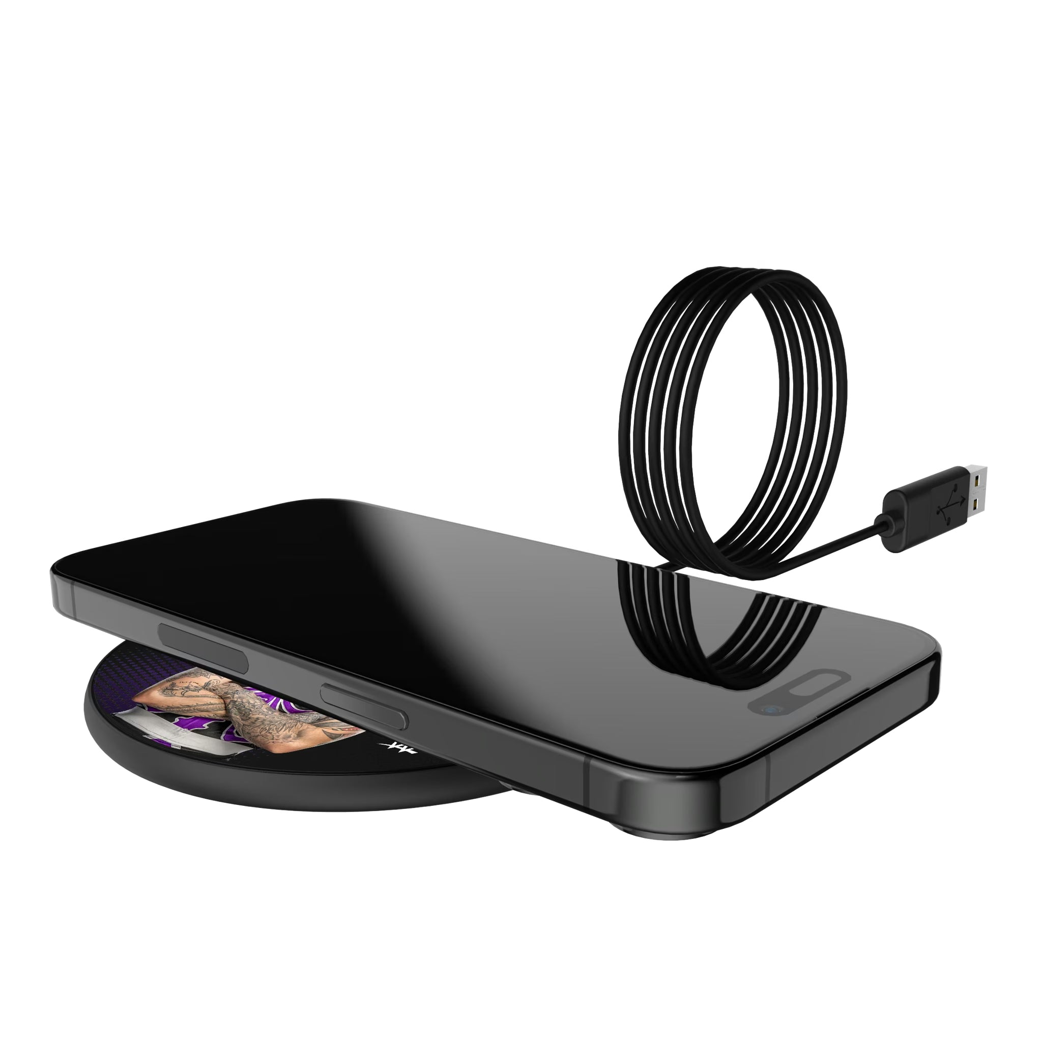 Dominik Mysterio Superstar 15-Watt Wireless Charger - Lifestyle