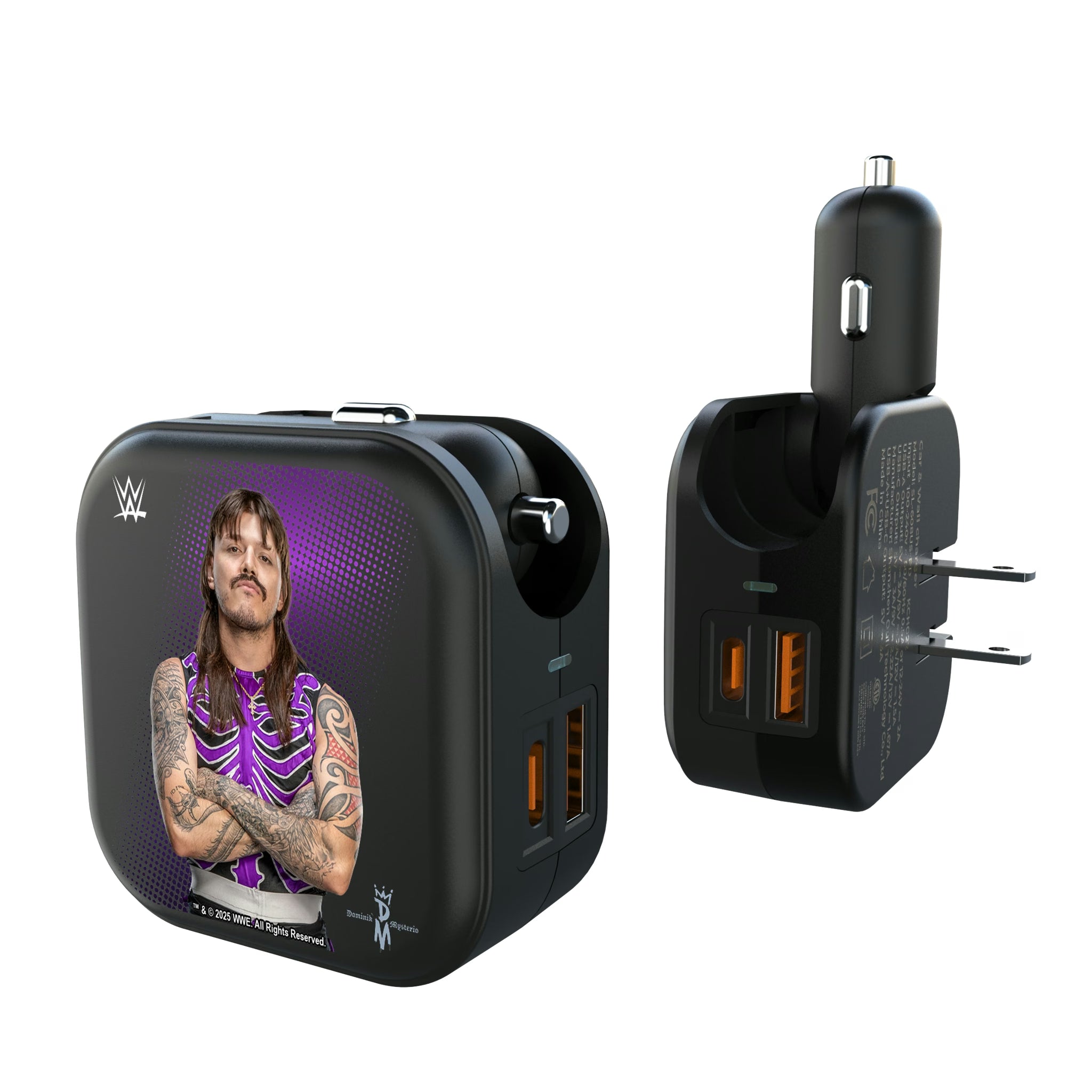 Dominik Mysterio Superstar 2 in 1 USB A/C Charger