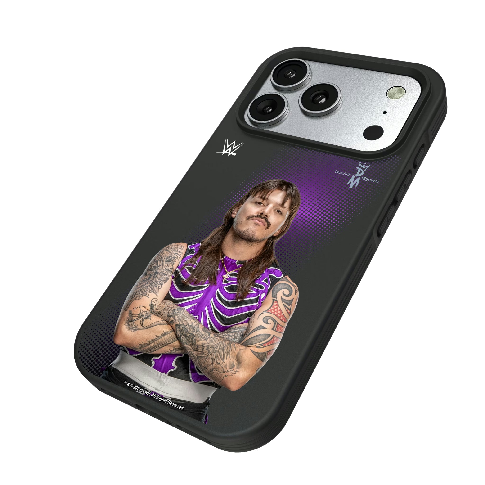 Dominik Mysterio Superstar iPhone Bump Phone Case for Apple iPhone - Isometric View#Device_iPhone 17 Pro