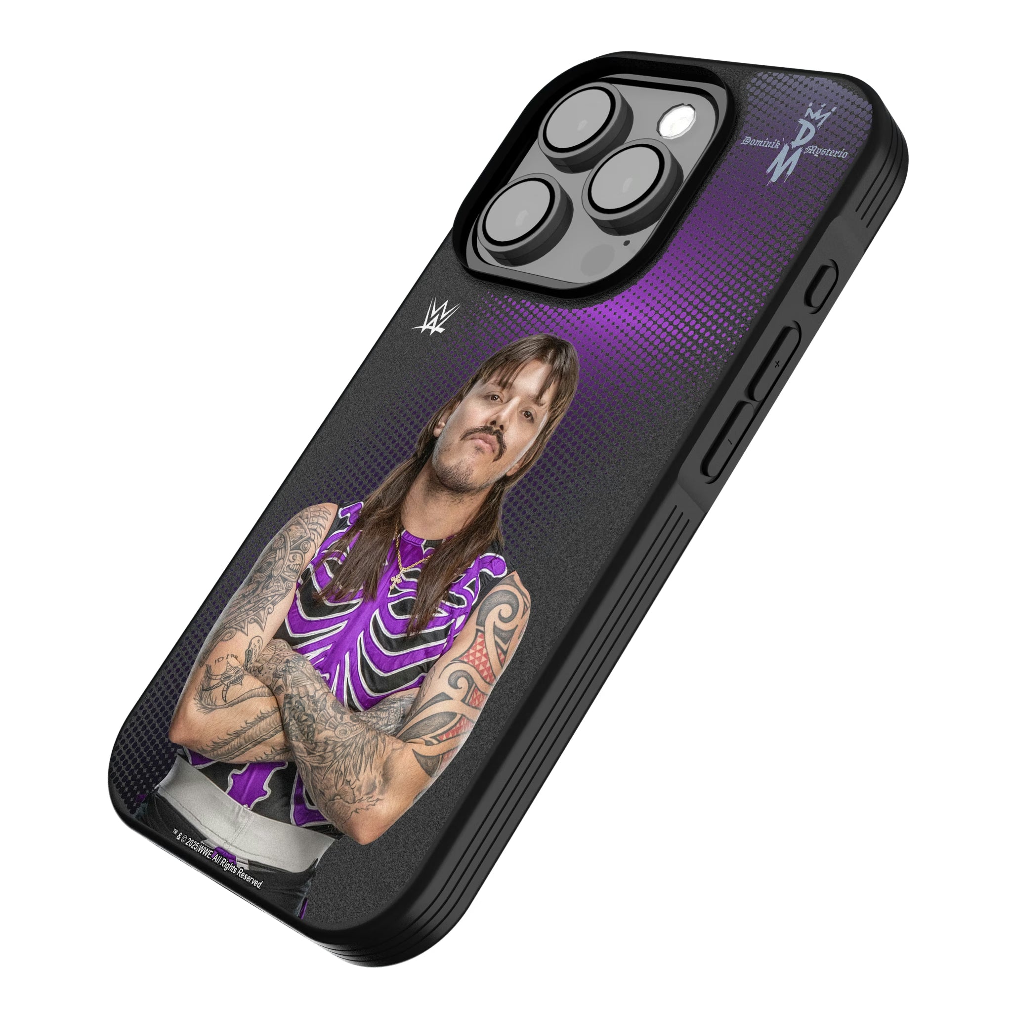 Dominik Mysterio Superstar iPhone Bump Phone Case for Apple iPhone - Isometric View