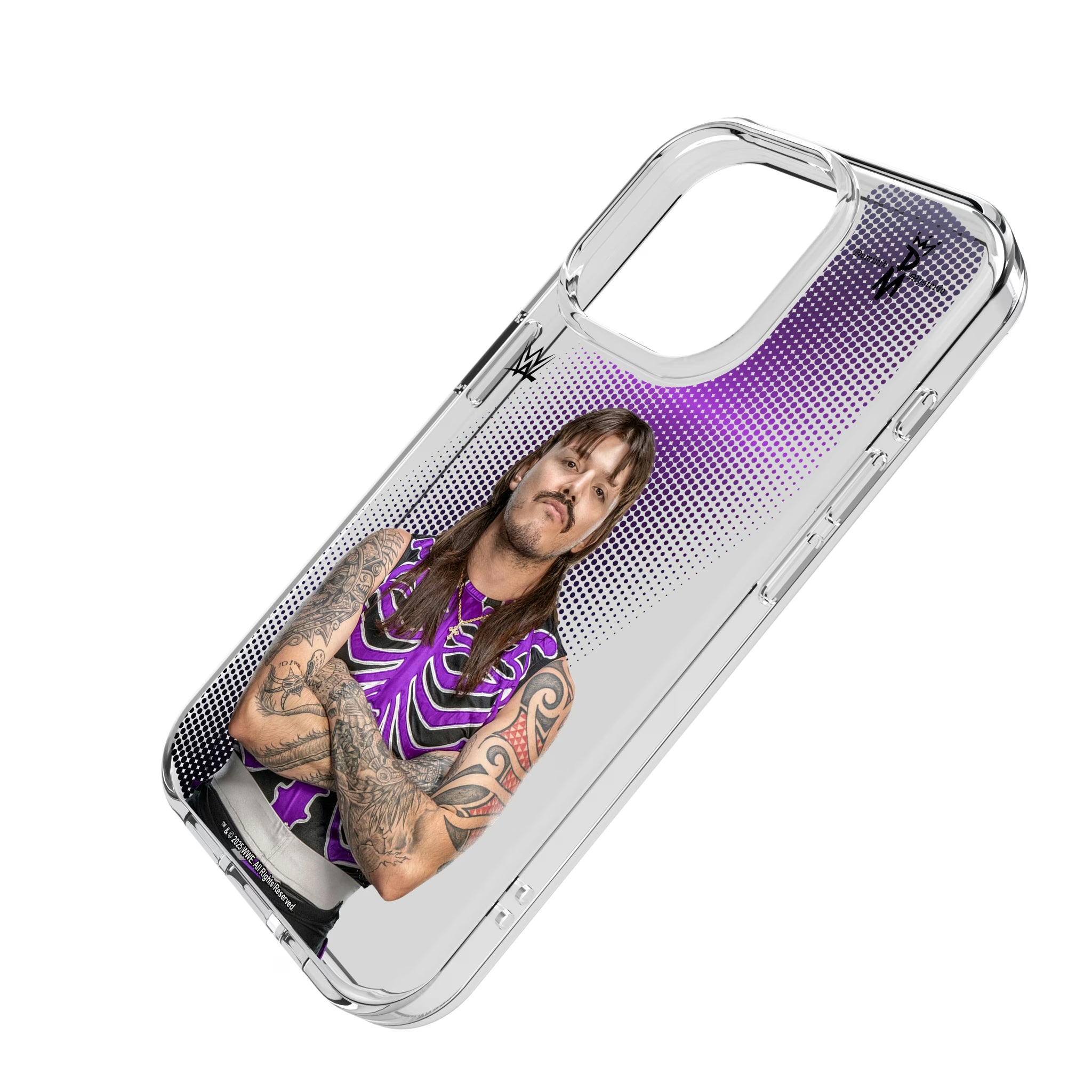 Dominik Mysterio Superstar iPhone Clear Phone Case for Apple iPhone - Isometric View