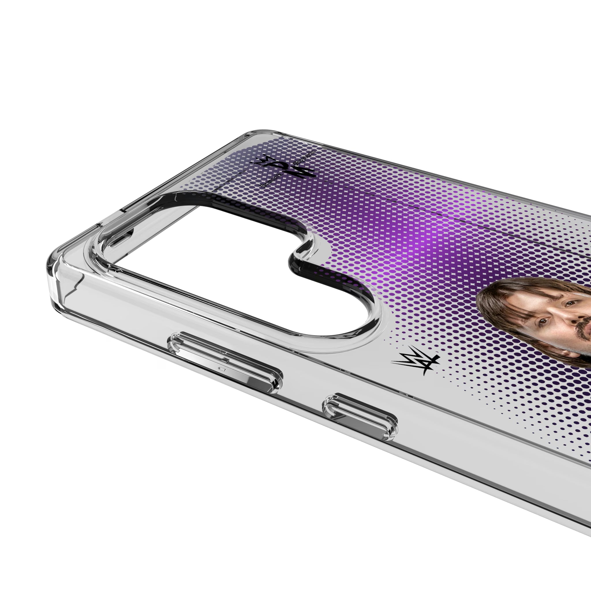 Dominik Mysterio Superstar Galaxy Clear Phone Case for Samsung Galaxy - Detail