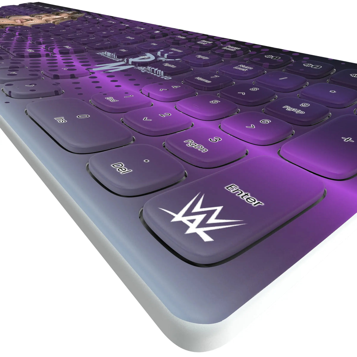 Dominik Mysterio Superstar KKB605 Curved Wireless Keyboard - Detail