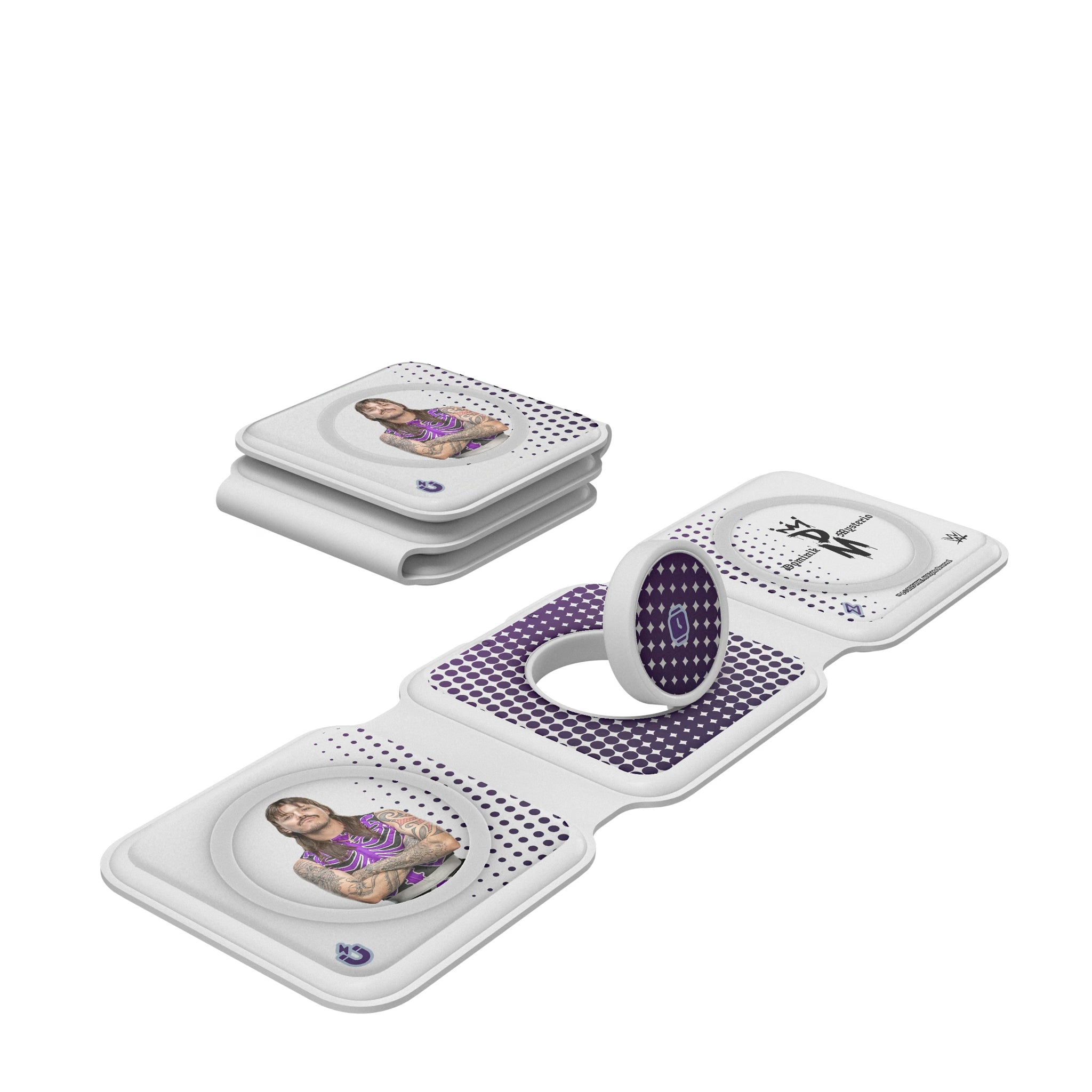 Dominik Mysterio Superstar Foldable 3 in 1 Charger