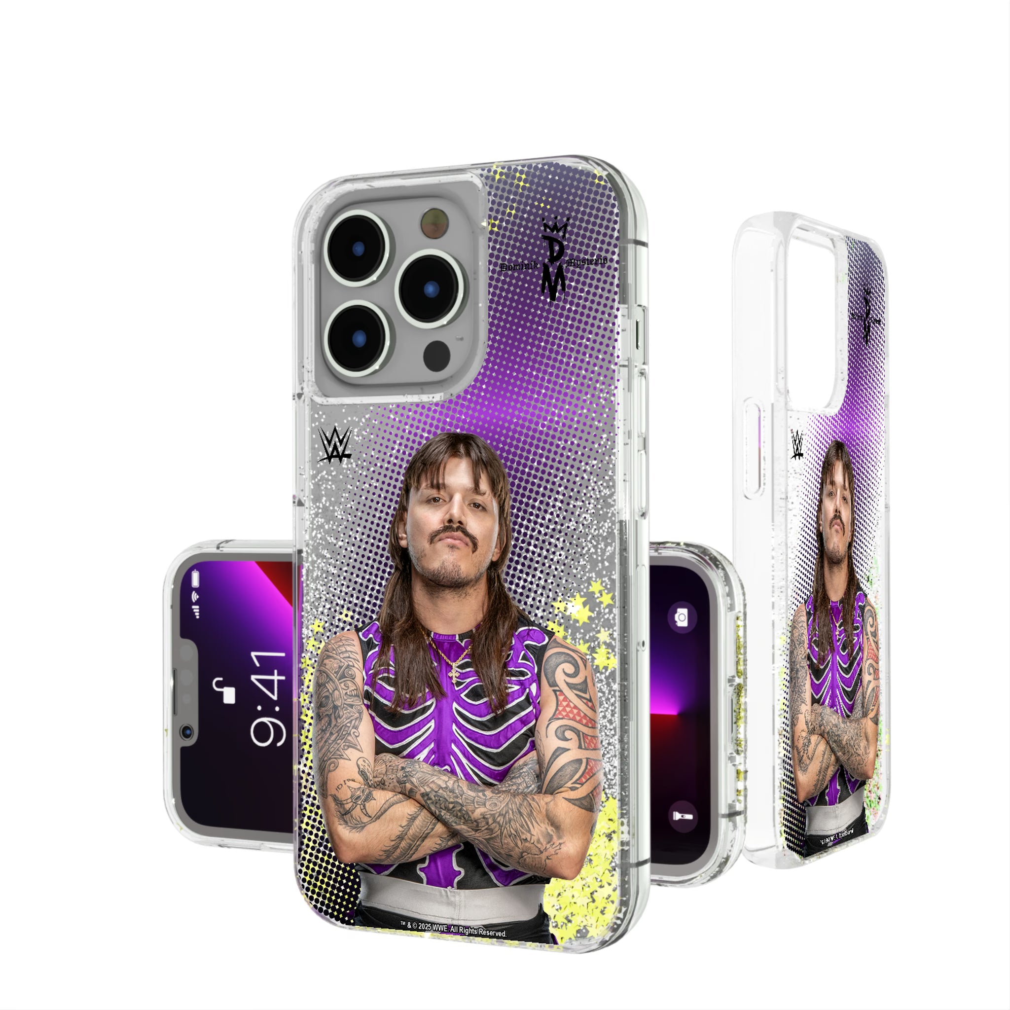 Dominik Mysterio Superstar iPhone Glitter Phone Case for Apple iPhone