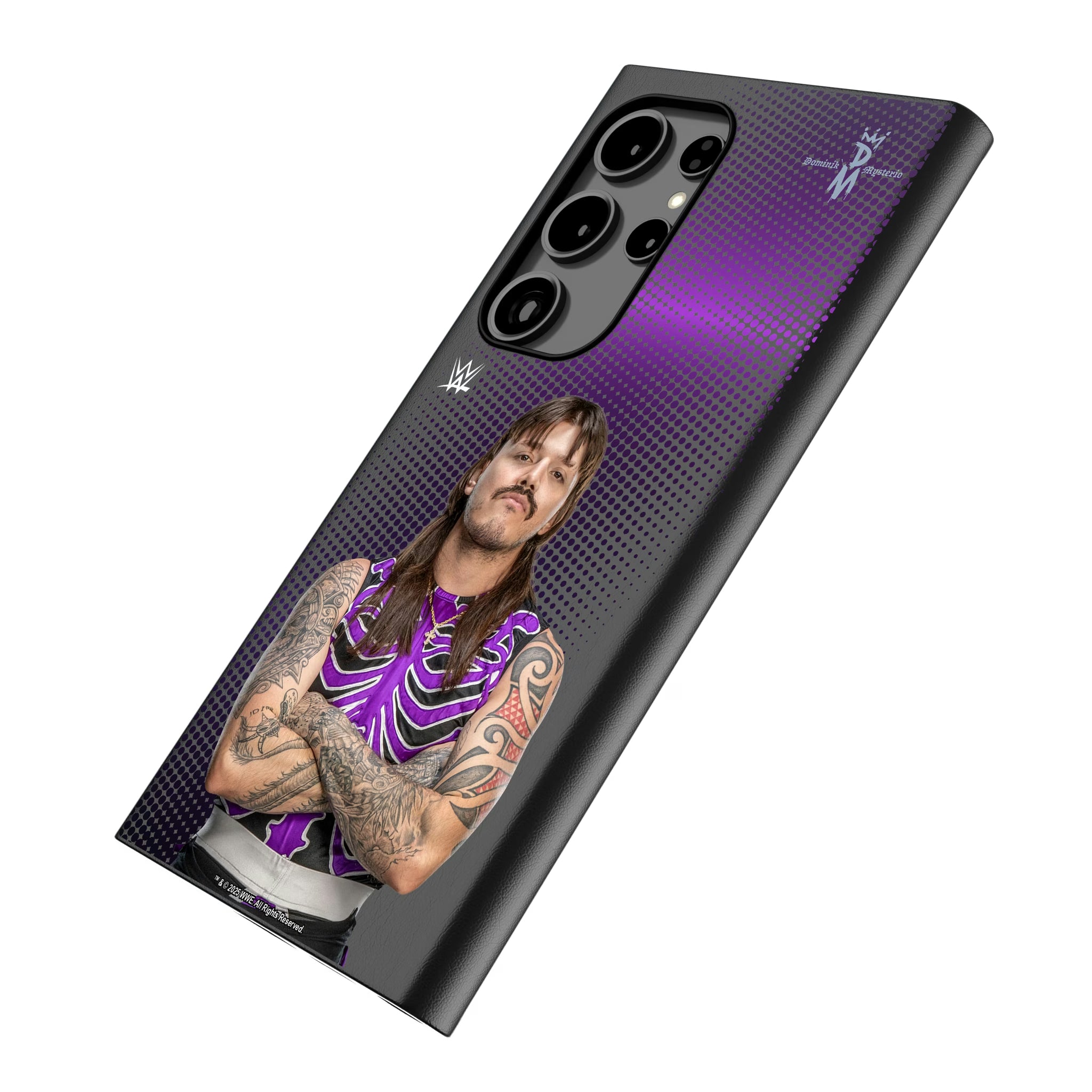 Dominik Mysterio Superstar Galaxy MagSafe Compatible Phone Case for Samsung Galaxy - Isometric View