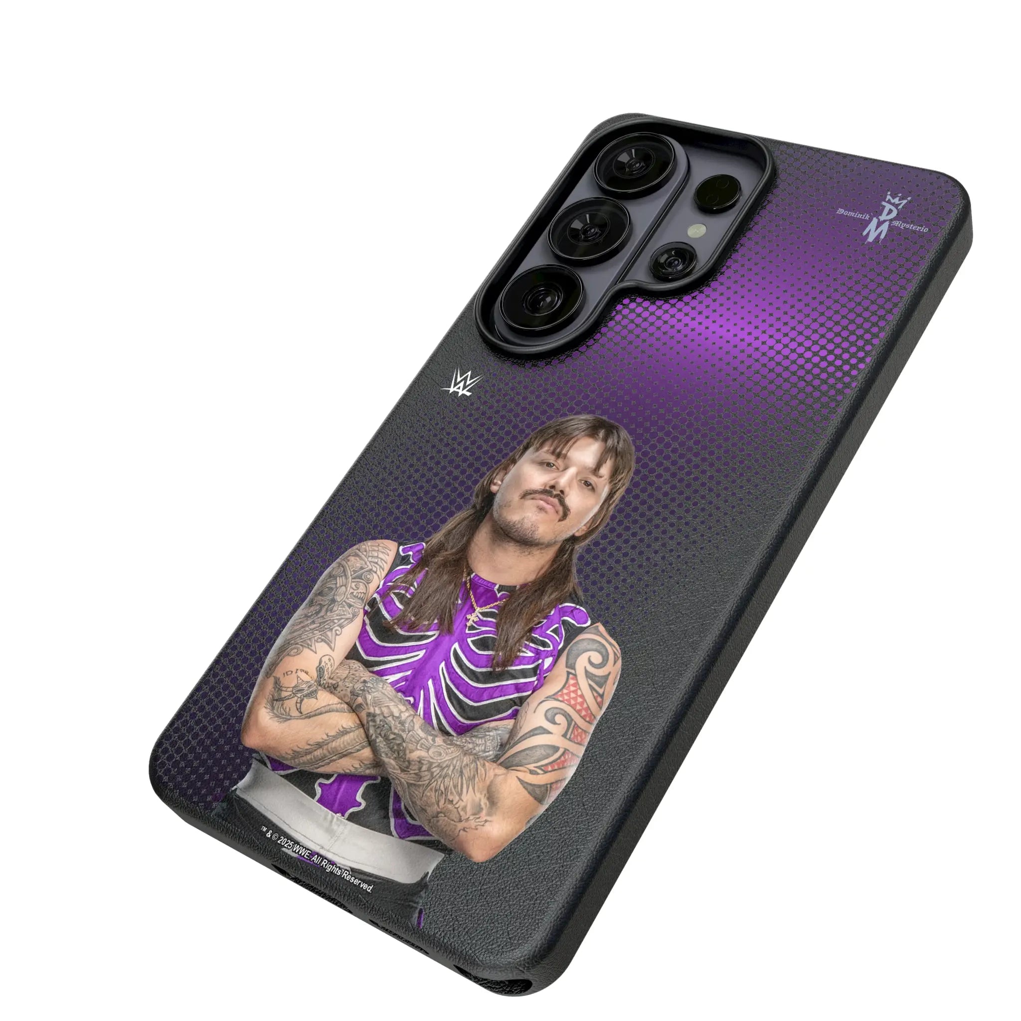 Dominik Mysterio Superstar Galaxy MagSafe Compatible Phone Case for Samsung Galaxy - Isometric View#Device_Galaxy S26 Ultra