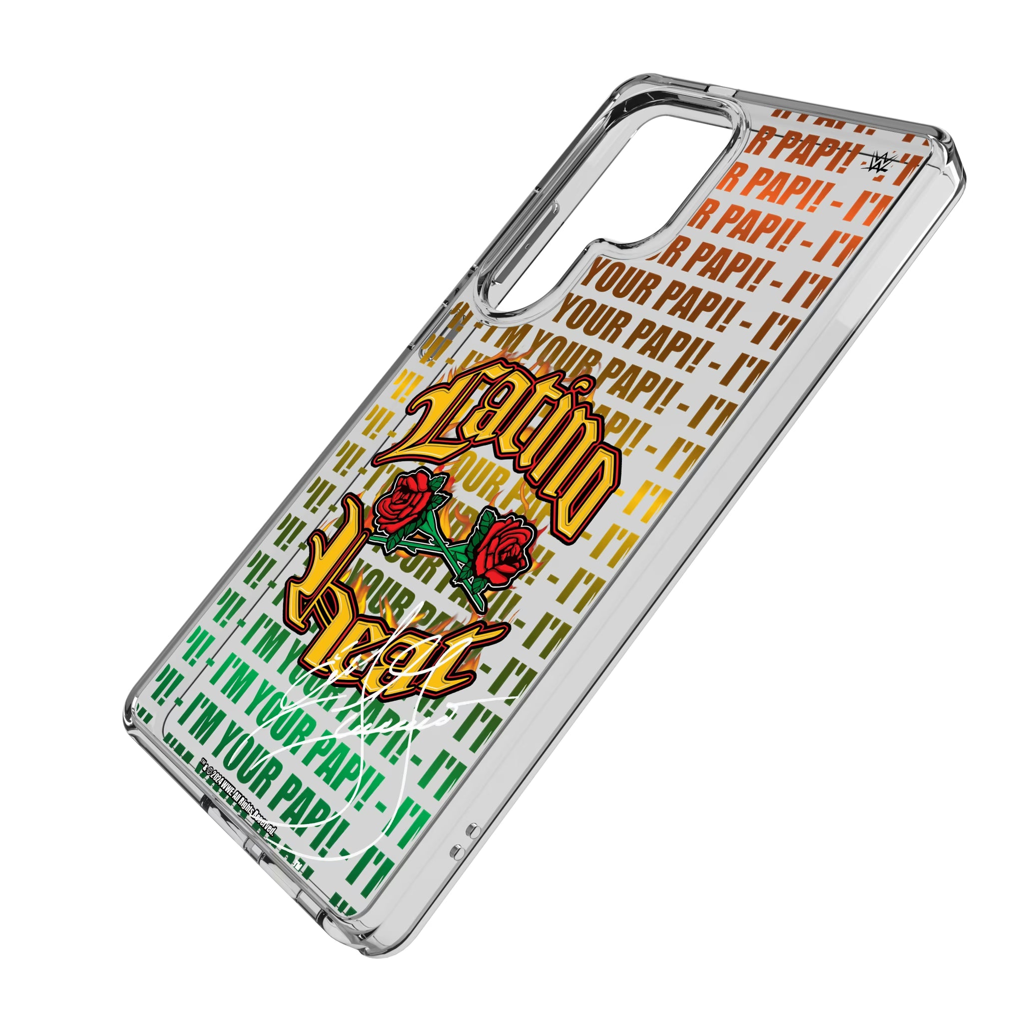 Eddie Guerrero Impact Galaxy Clear Phone Case for Samsung Galaxy - Isometric View