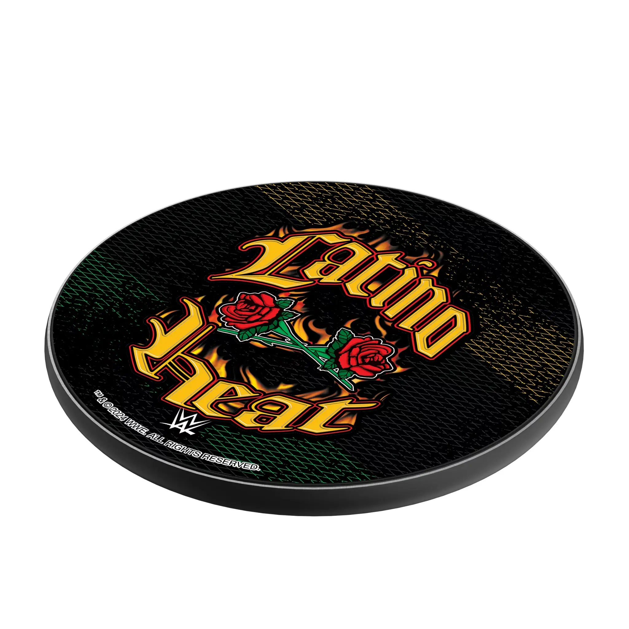 Eddie Guerrero Steel 15-Watt Wireless Charger - Isometric View