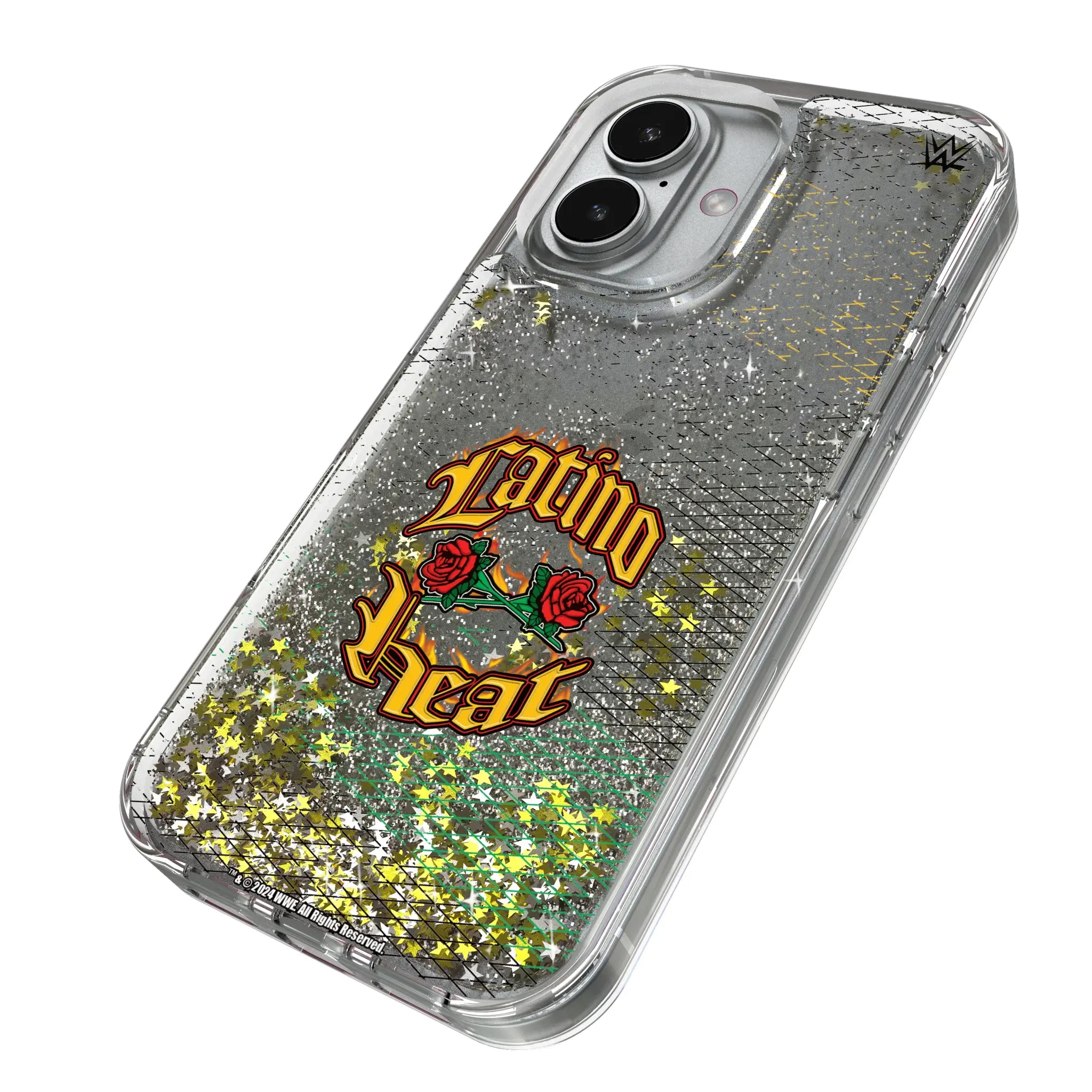 Eddie Guerrero Steel iPhone Glitter Phone Case for Apple iPhone - Isometric View