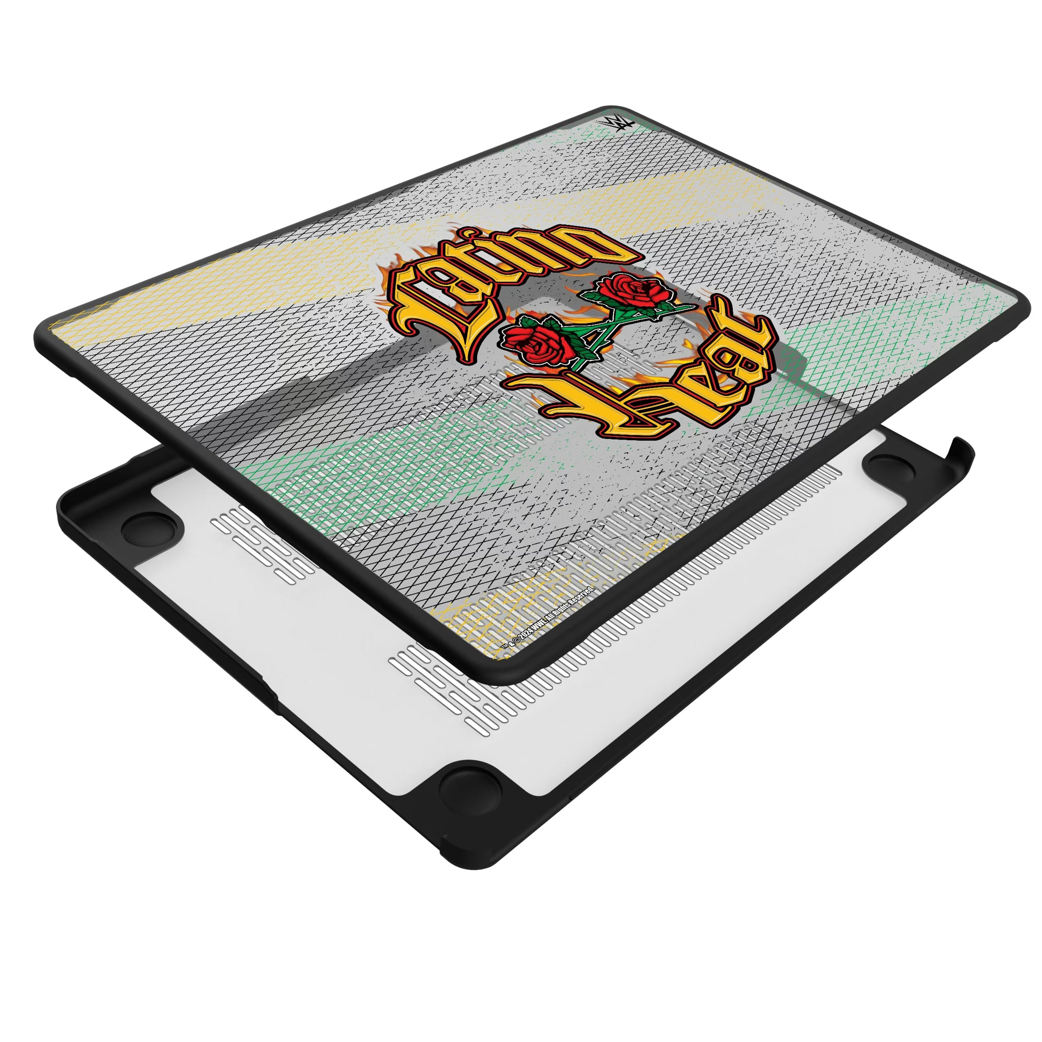 Eddie Guerrero Steel MacBook Laptop Case for Apple MacBook - Isometric View#Device_MacBook Pro (14-inch, 2021) / MacBook Pro (14-inch, 2023) / MacBook Pro (14-inch, 2024)