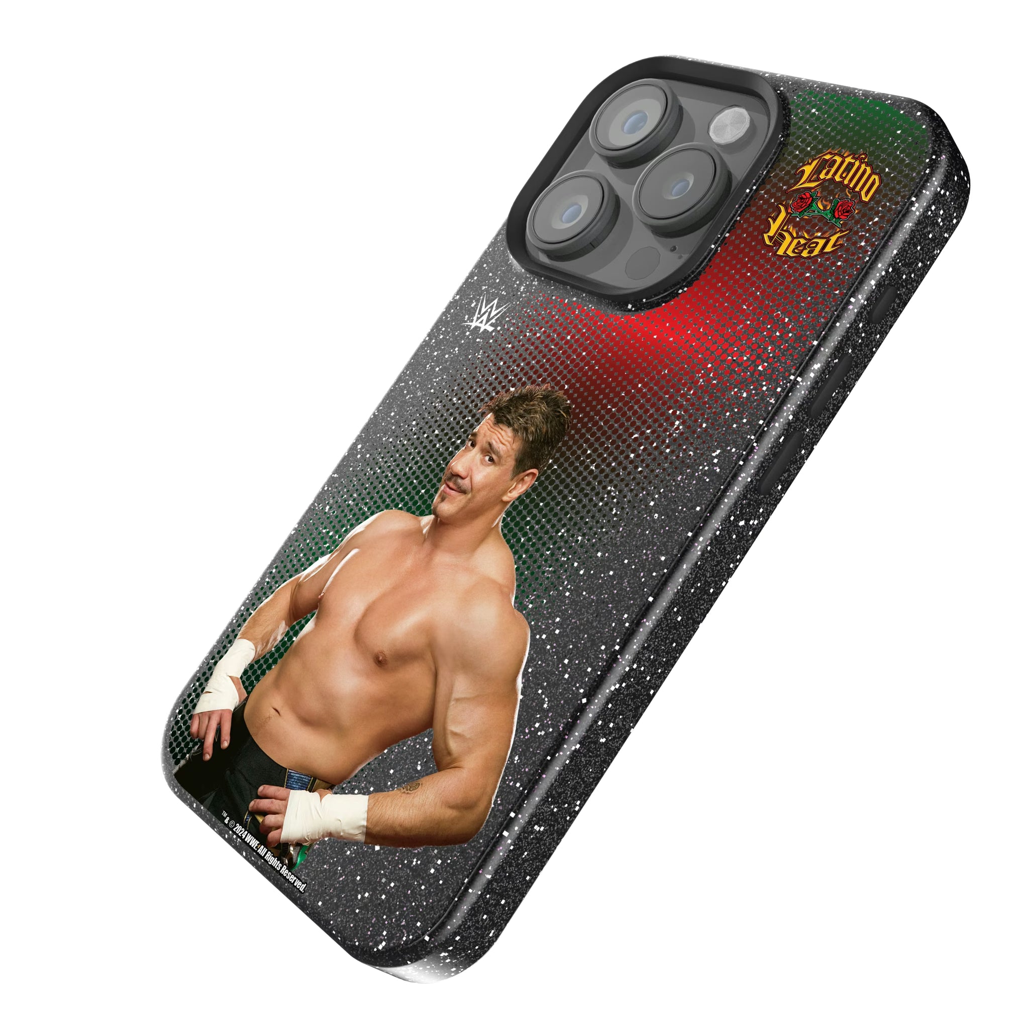 Eddie Guerrero Superstar iPhone Bling Phone Case for Apple iPhone - Isometric View