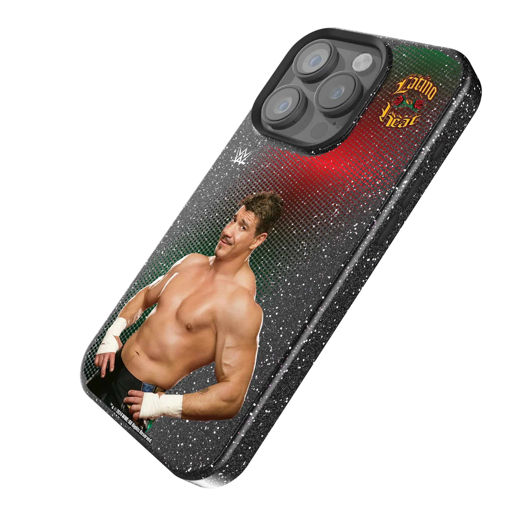 Eddie Guerrero Superstar iPhone Bling Phone Case for Apple iPhone - Isometric View