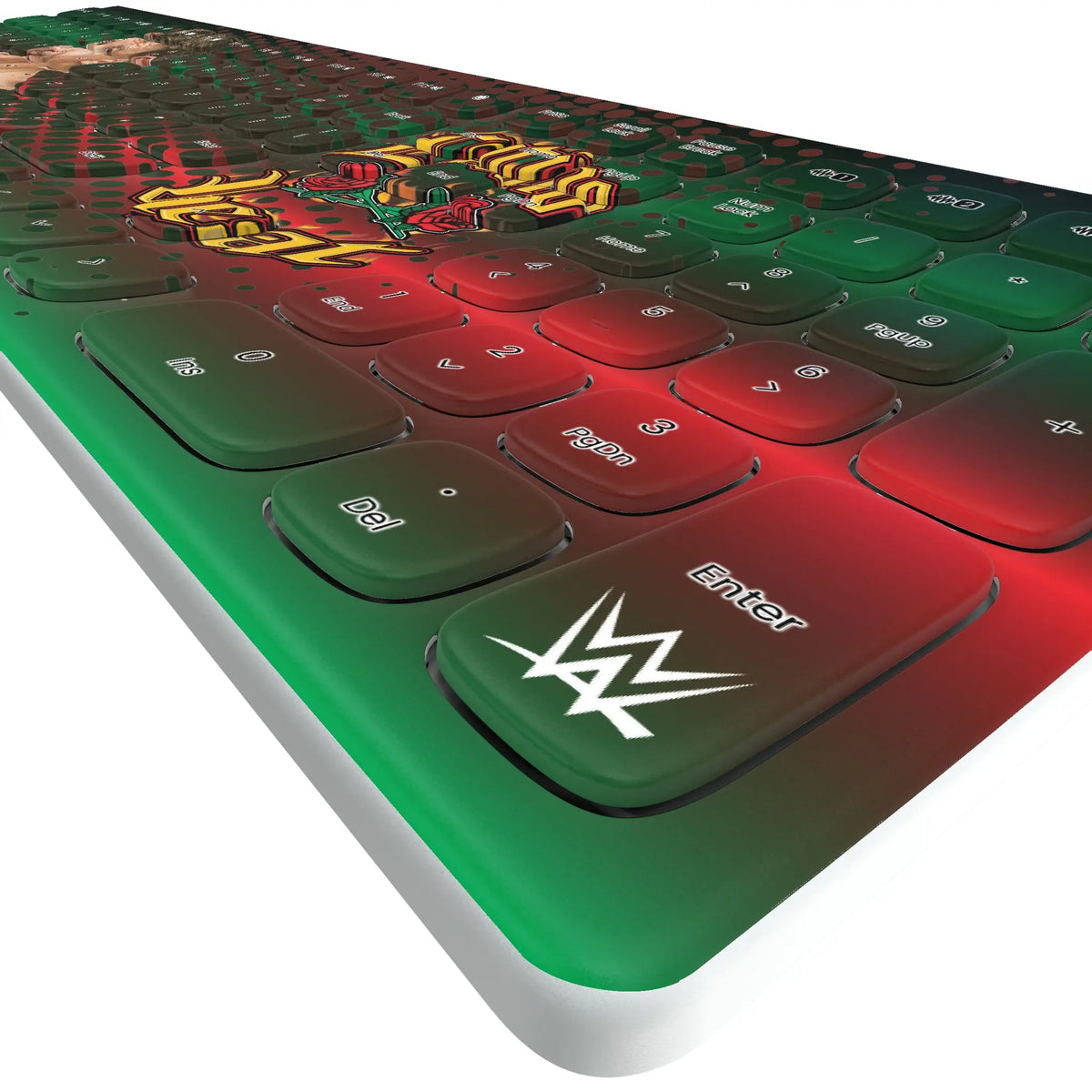 Eddie Guerrero Superstar KKB605 Curved Wireless Keyboard - Detail
