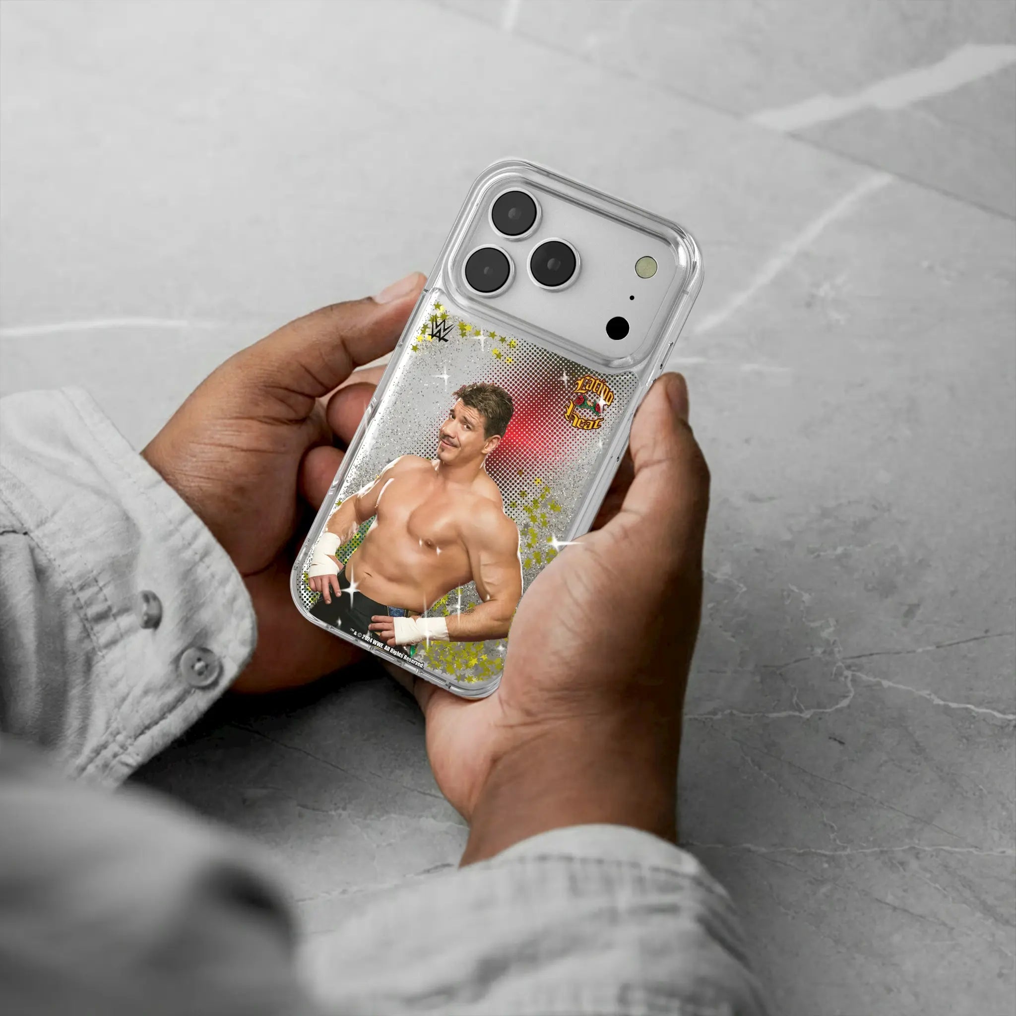 Eddie Guerrero Superstar iPhone Glitter Phone Case for Apple iPhone - Lifestyle#Device_iPhone 17 Pro