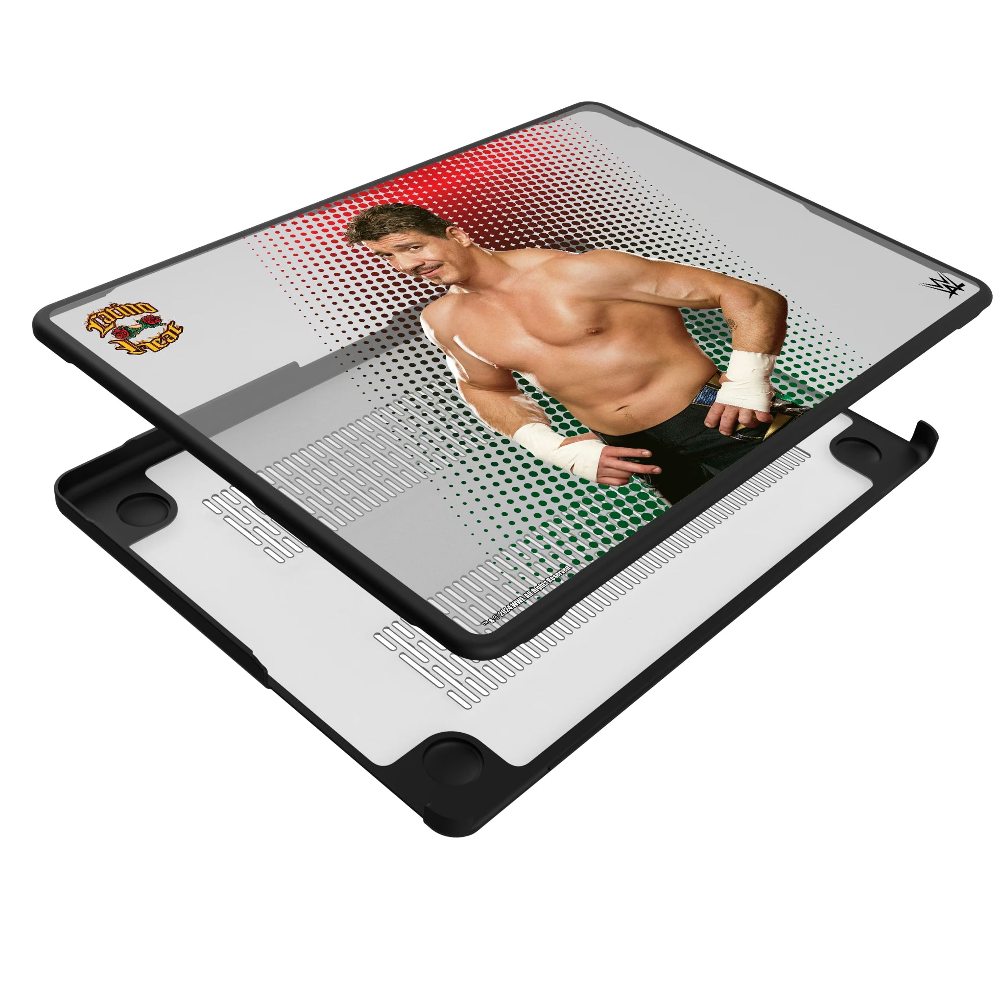 Eddie Guerrero Superstar MacBook Laptop Case for Apple MacBook - Isometric View#Device_MacBook Pro (14-inch, 2021) / MacBook Pro (14-inch, 2023) / MacBook Pro (14-inch, 2024)