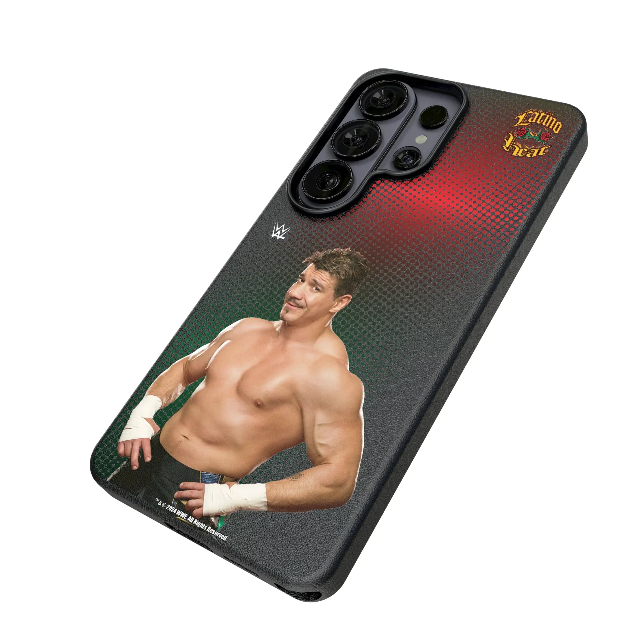 Eddie Guerrero Superstar Galaxy MagSafe Compatible Phone Case for Samsung Galaxy - Isometric View#Device_Galaxy S26 Ultra