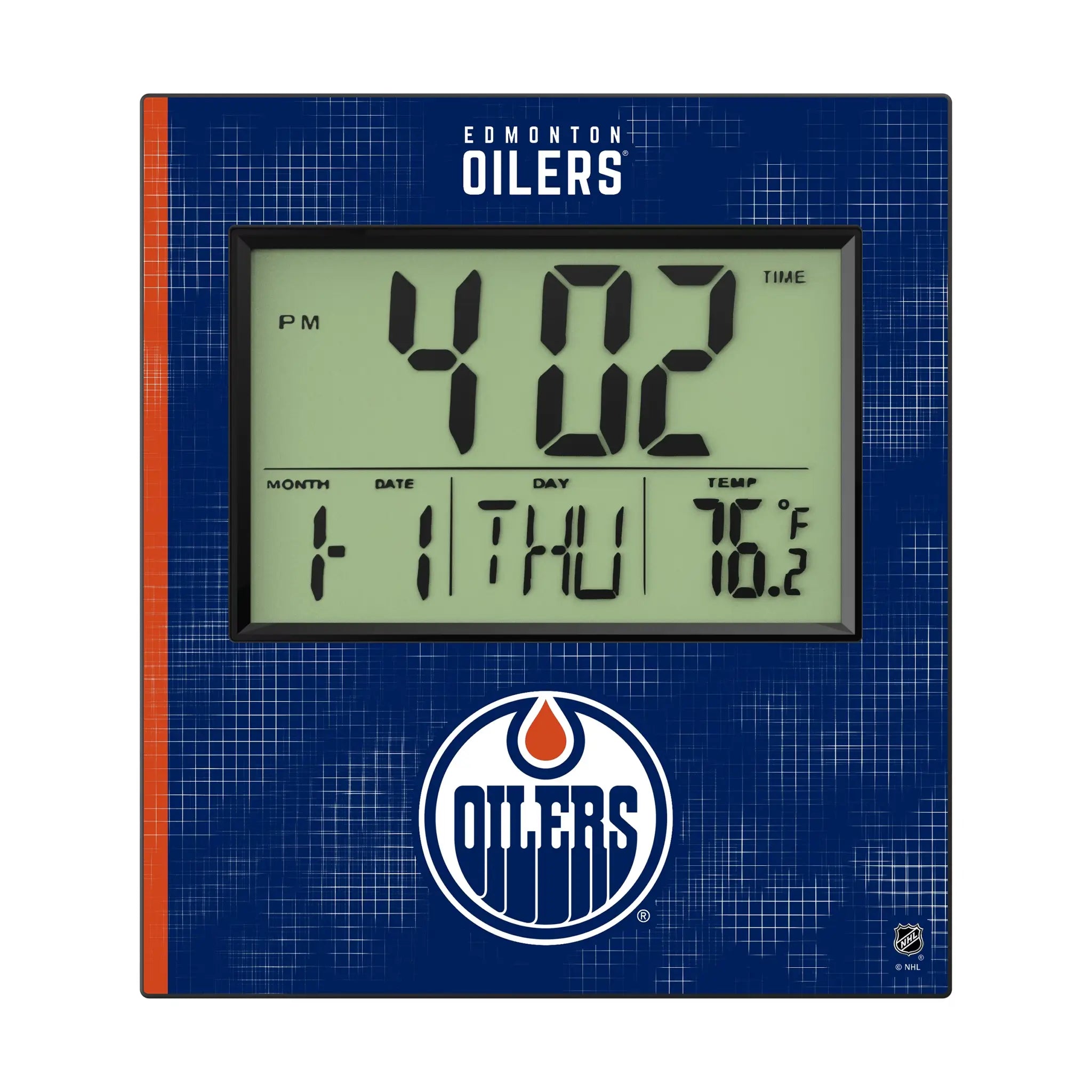 Edmonton Oilers Hatch Wall Clock