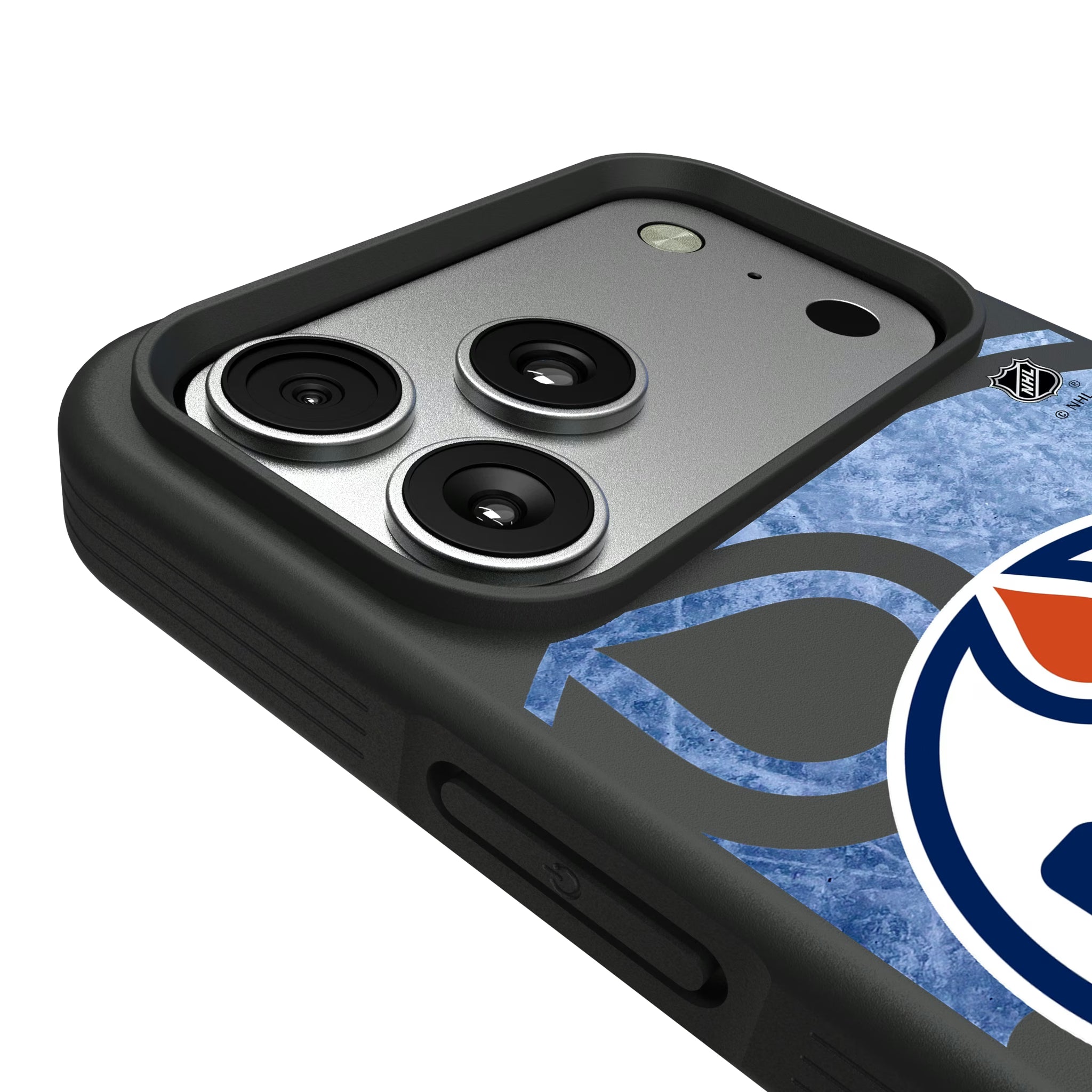 Edmonton Oilers Ice Tilt iPhone Bump Phone Case for Apple iPhone - Detail#Device_iPhone 17 Pro Max