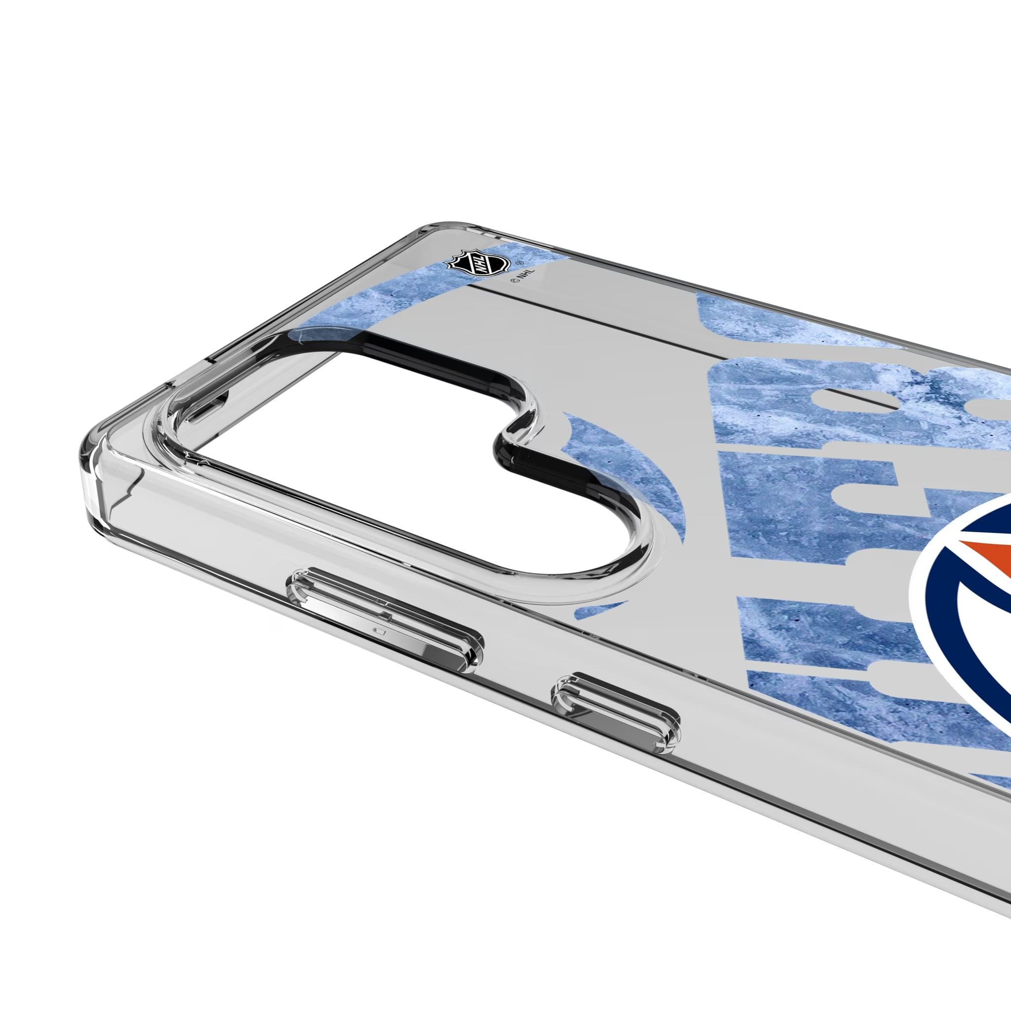 Edmonton Oilers Ice Tilt Galaxy Clear Phone Case for Samsung Galaxy - Detail