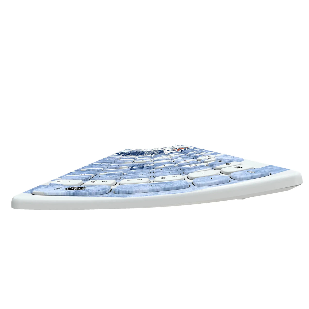 Edmonton Oilers Ice Tilt KKB605 Curved Wireless Keyboard