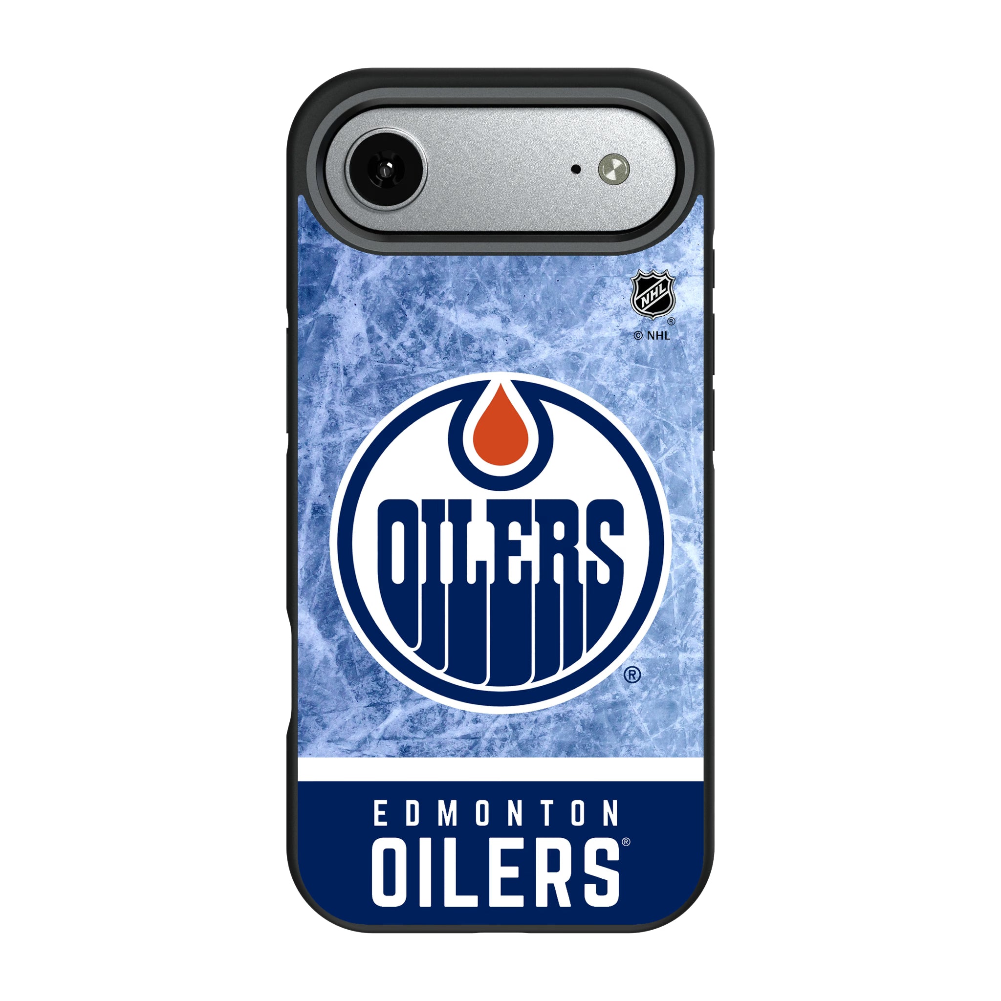 Edmonton Oilers Ice Wordmark iPhone Bump Phone Case for Apple iPhone#Device_iPhone Air