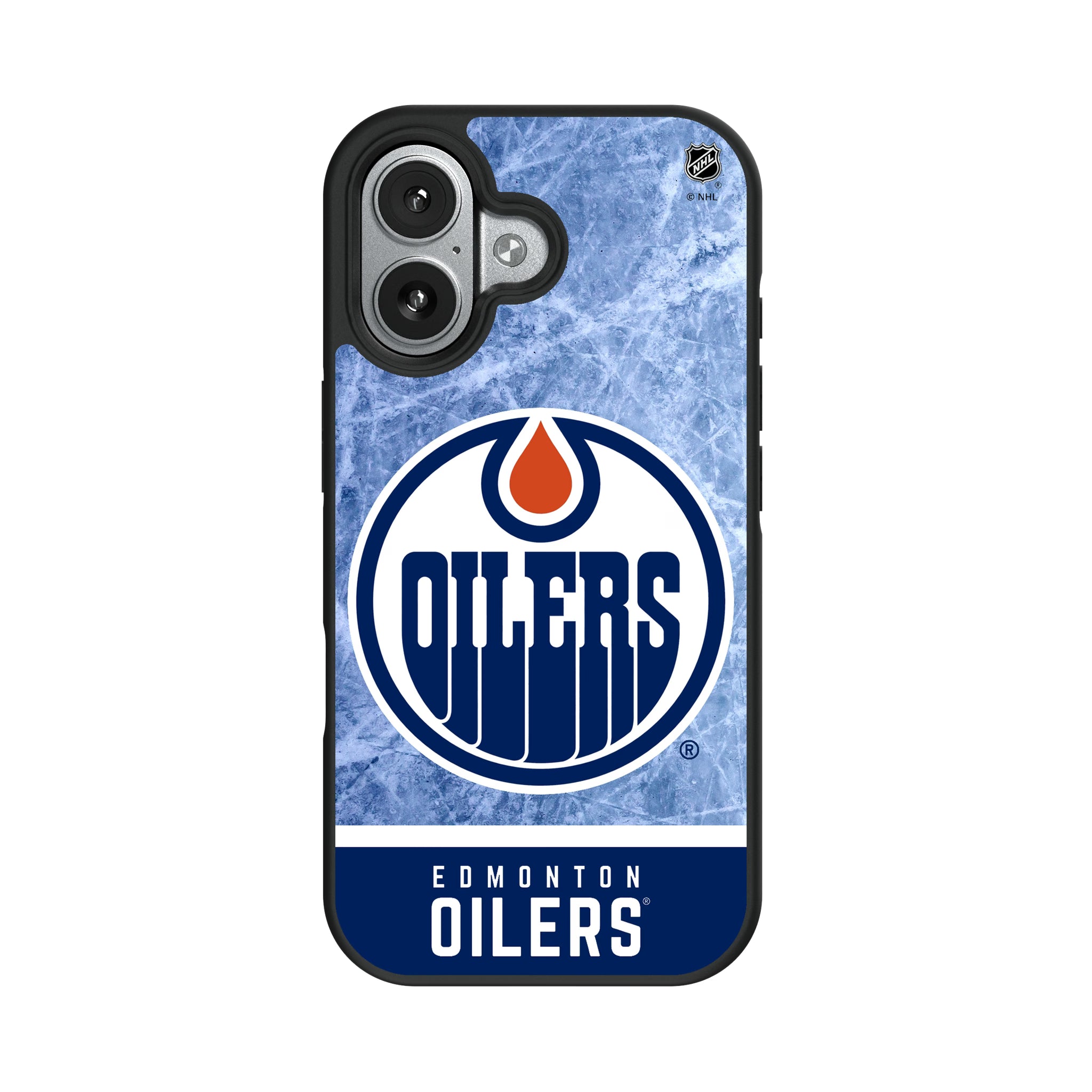 Edmonton Oilers Ice Wordmark iPhone Bump Phone Case for Apple iPhone#Device_iPhone 17