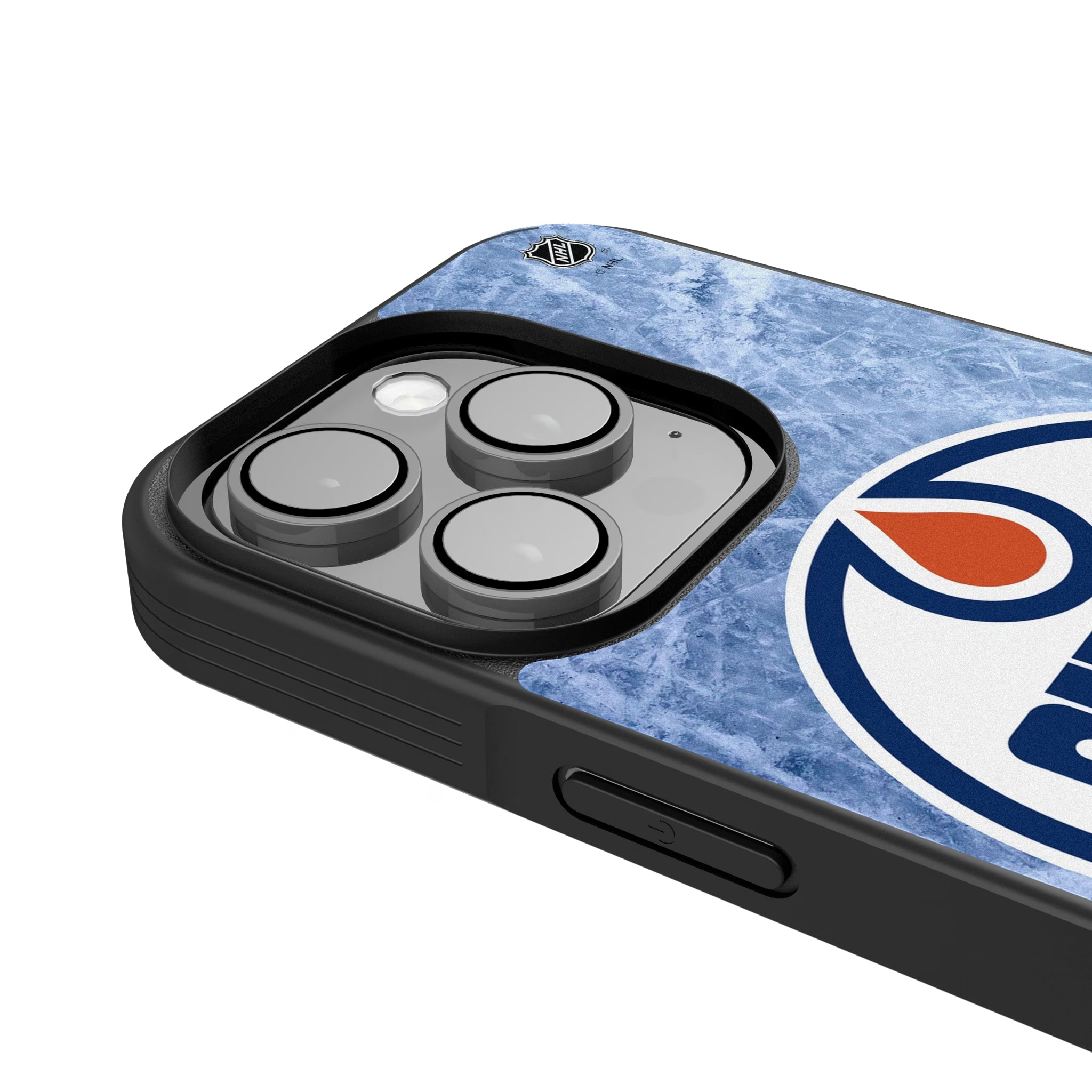 Edmonton Oilers Ice Wordmark iPhone Bump Phone Case for Apple iPhone - Detail
