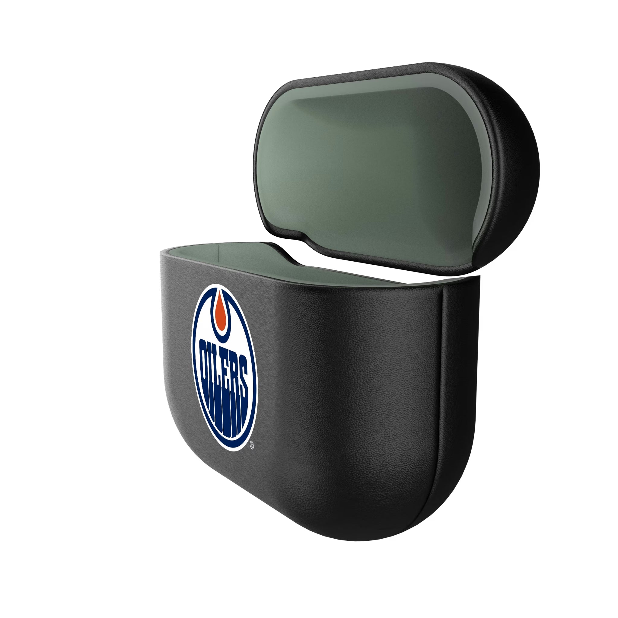 Edmonton Oilers Insignia AirPods AirPod Case Cover - Isometric View#Device_AirPods 4
