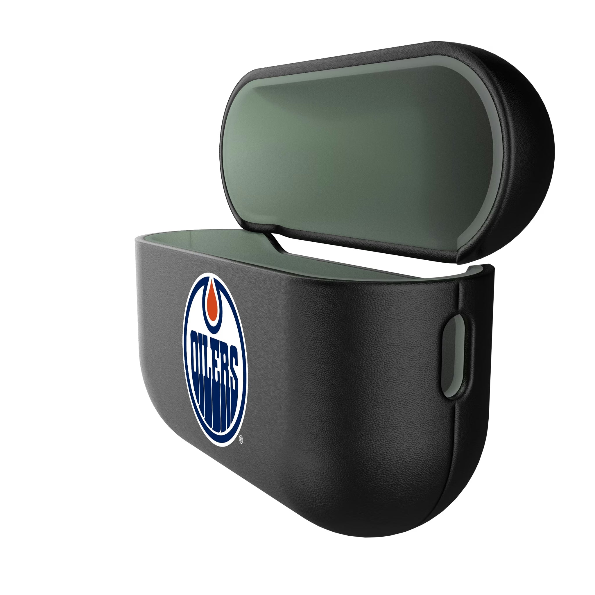 Edmonton Oilers Insignia AirPods AirPod Case Cover - Isometric View#Device_AirPods Pro 3