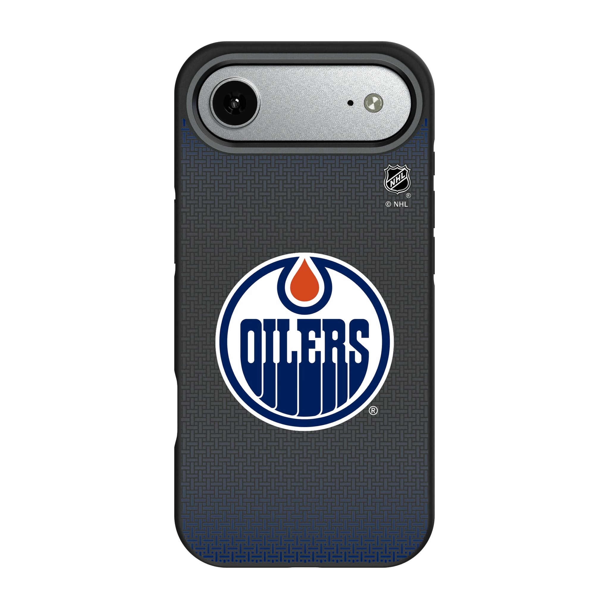Edmonton Oilers Linen iPhone Bump Phone Case for Apple iPhone#Device_iPhone Air