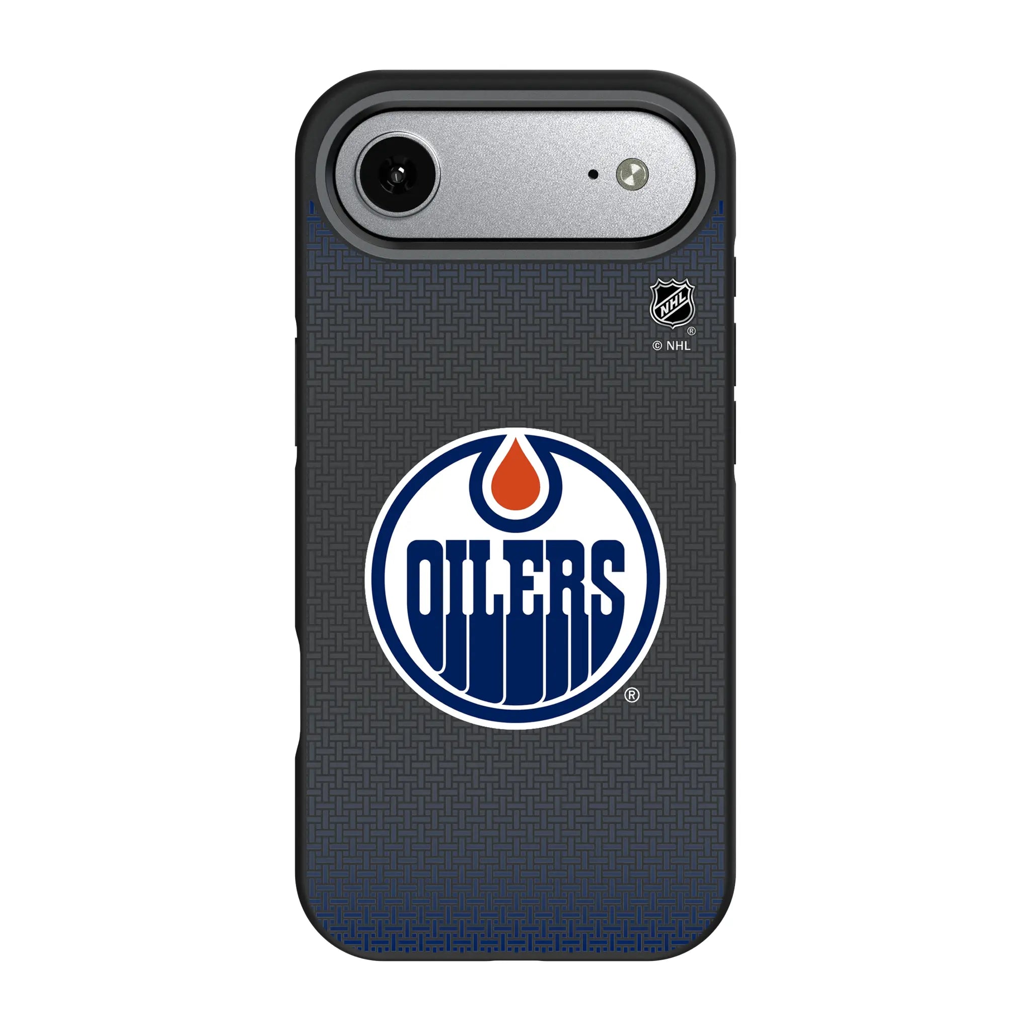 Edmonton Oilers Linen iPhone Bump Phone Case for Apple iPhone#Device_iPhone Air