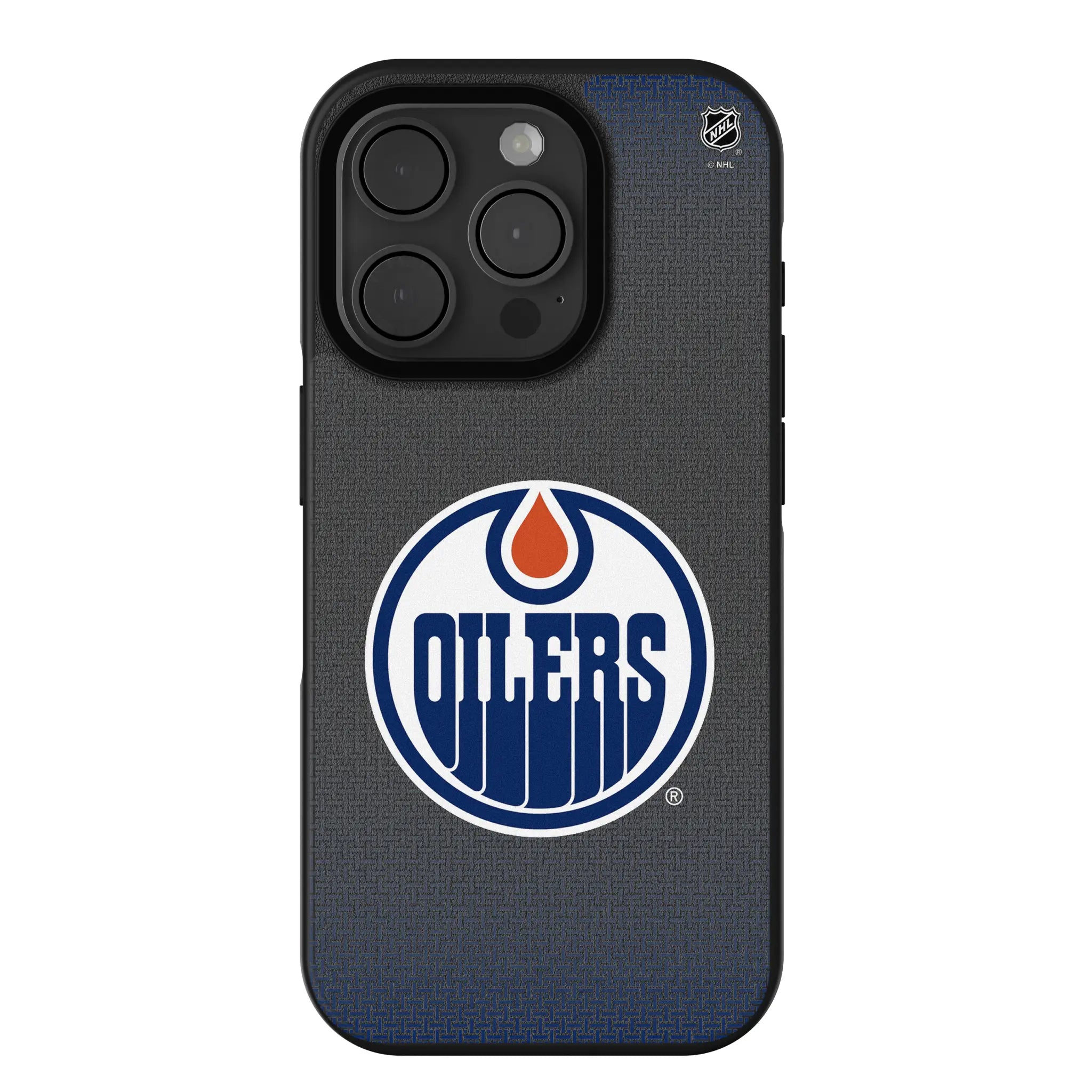 Edmonton Oilers Linen iPhone Bump Phone Case for Apple iPhone
