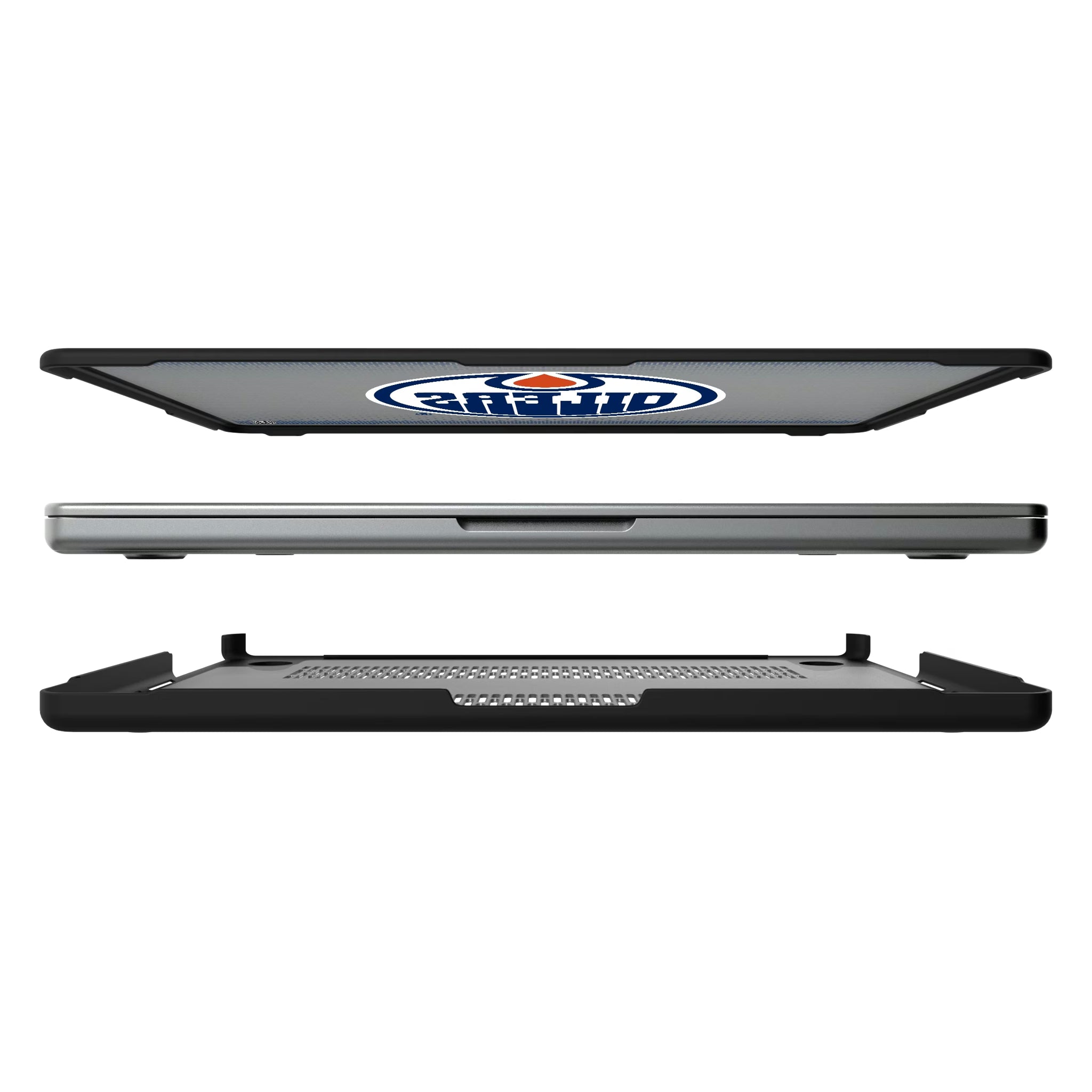 Edmonton Oilers Linen MacBook Laptop Case for Apple MacBook#Device_MacBook Pro (14-inch, 2021) / MacBook Pro (14-inch, 2023) / MacBook Pro (14-inch, 2024)
