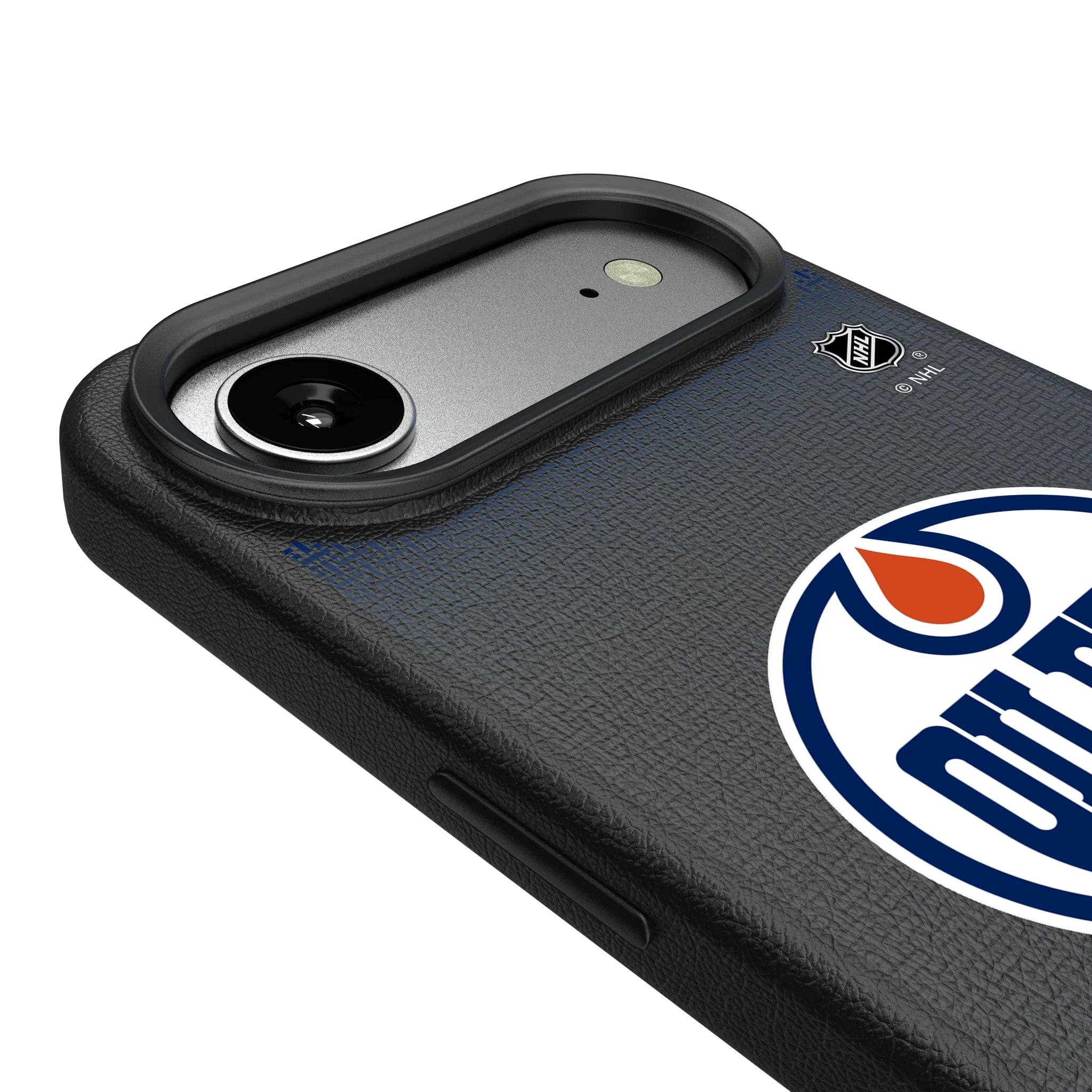 Edmonton Oilers Linen iPhone MagSafe Compatible Phone Case for Apple iPhone - Detail#Device_iPhone Air