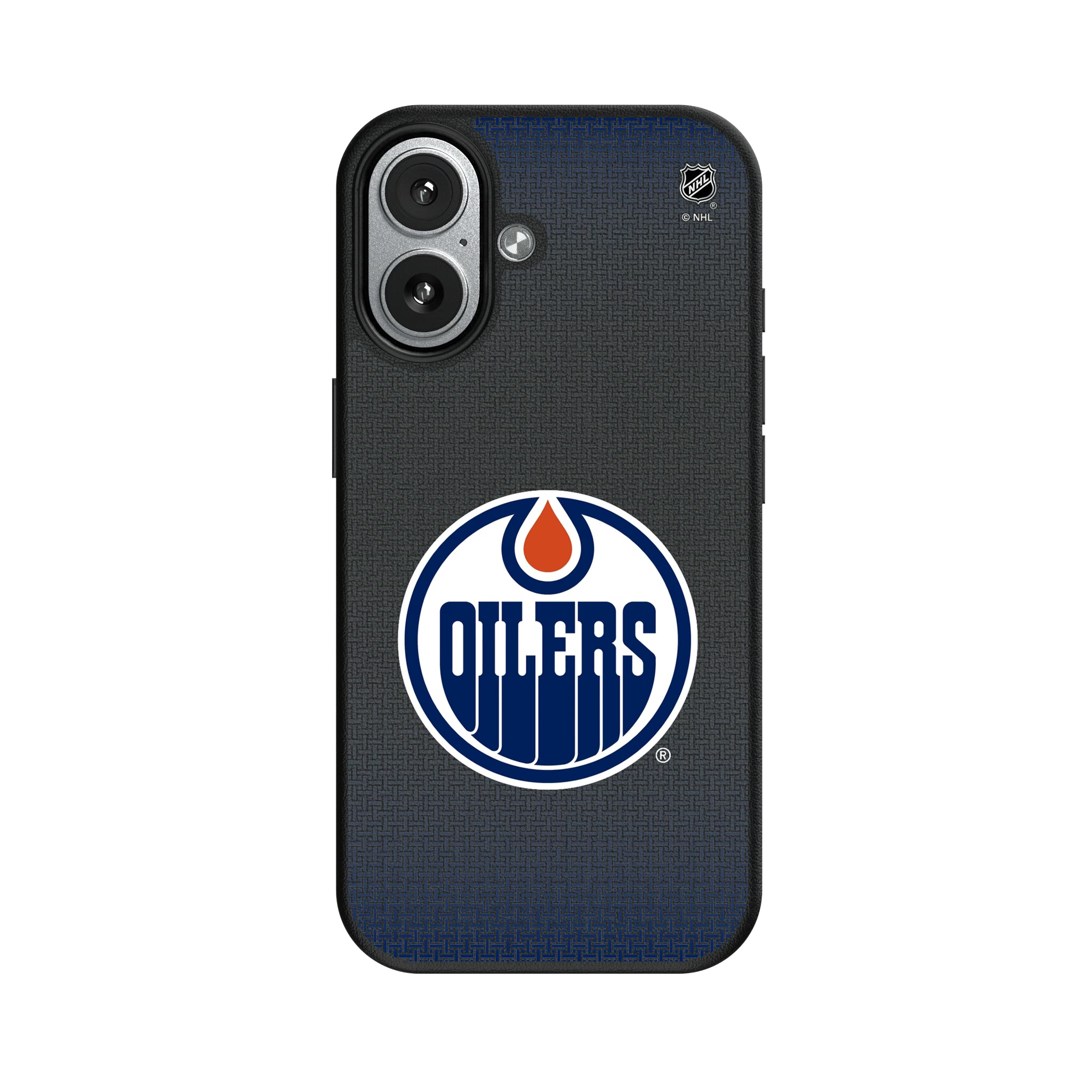 Edmonton Oilers Linen iPhone MagSafe Compatible Phone Case for Apple iPhone#Device_iPhone 17