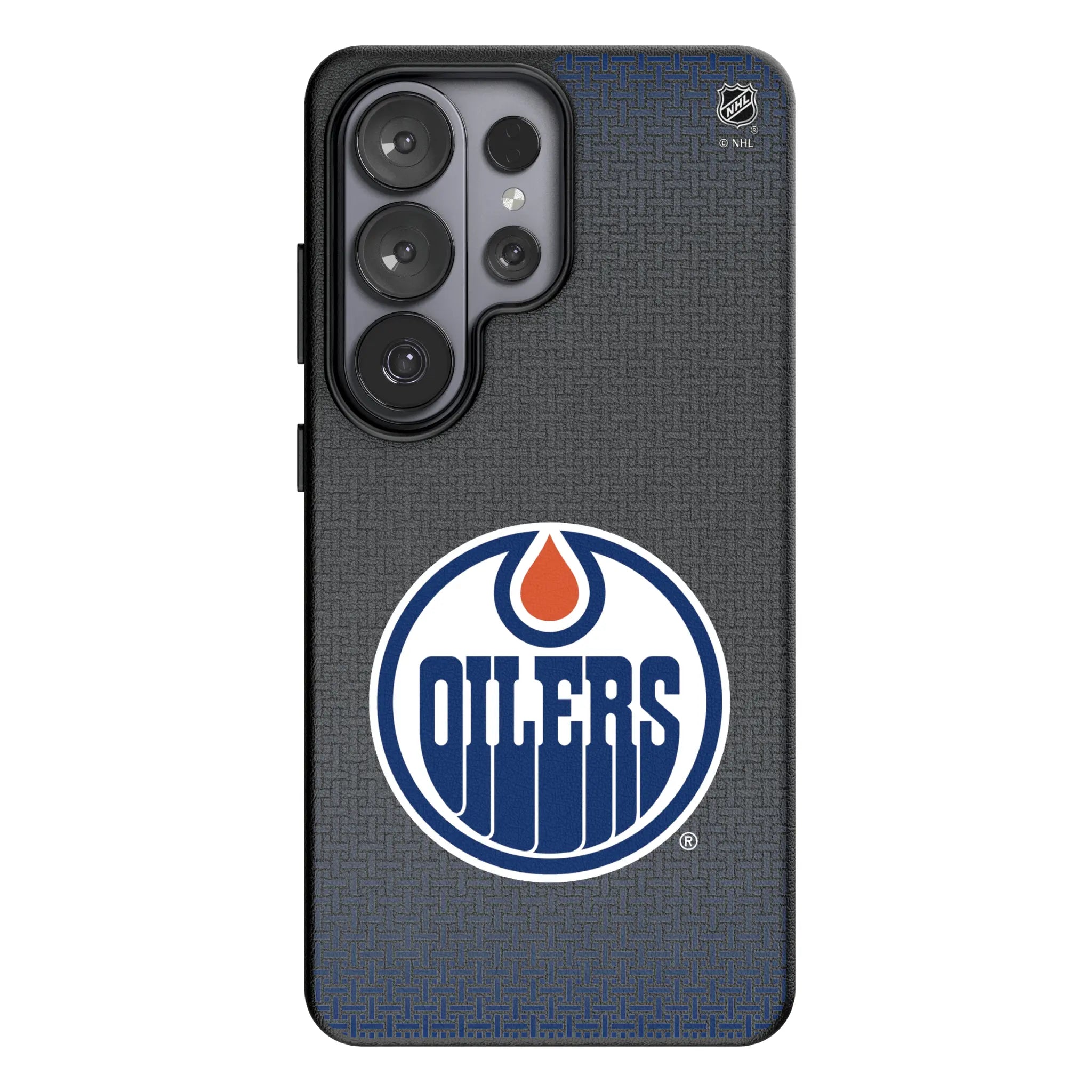 Edmonton Oilers Linen Galaxy MagSafe Compatible Phone Case for Samsung Galaxy#Device_Galaxy S26 Ultra