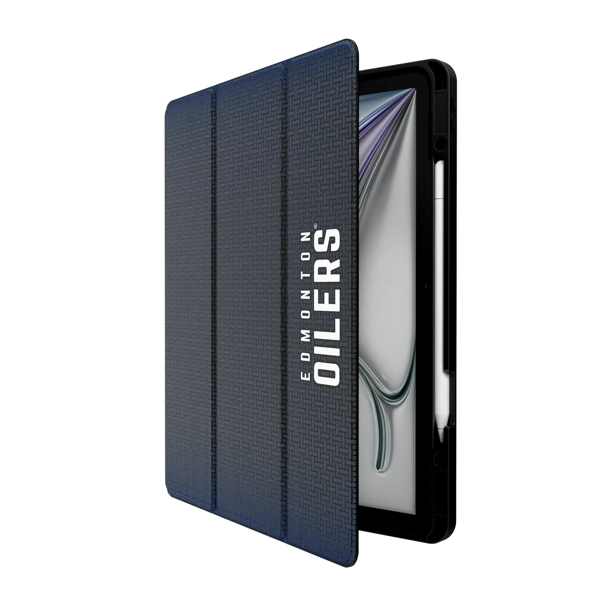 Edmonton Oilers Linen iPad Tablet Case for Apple iPad