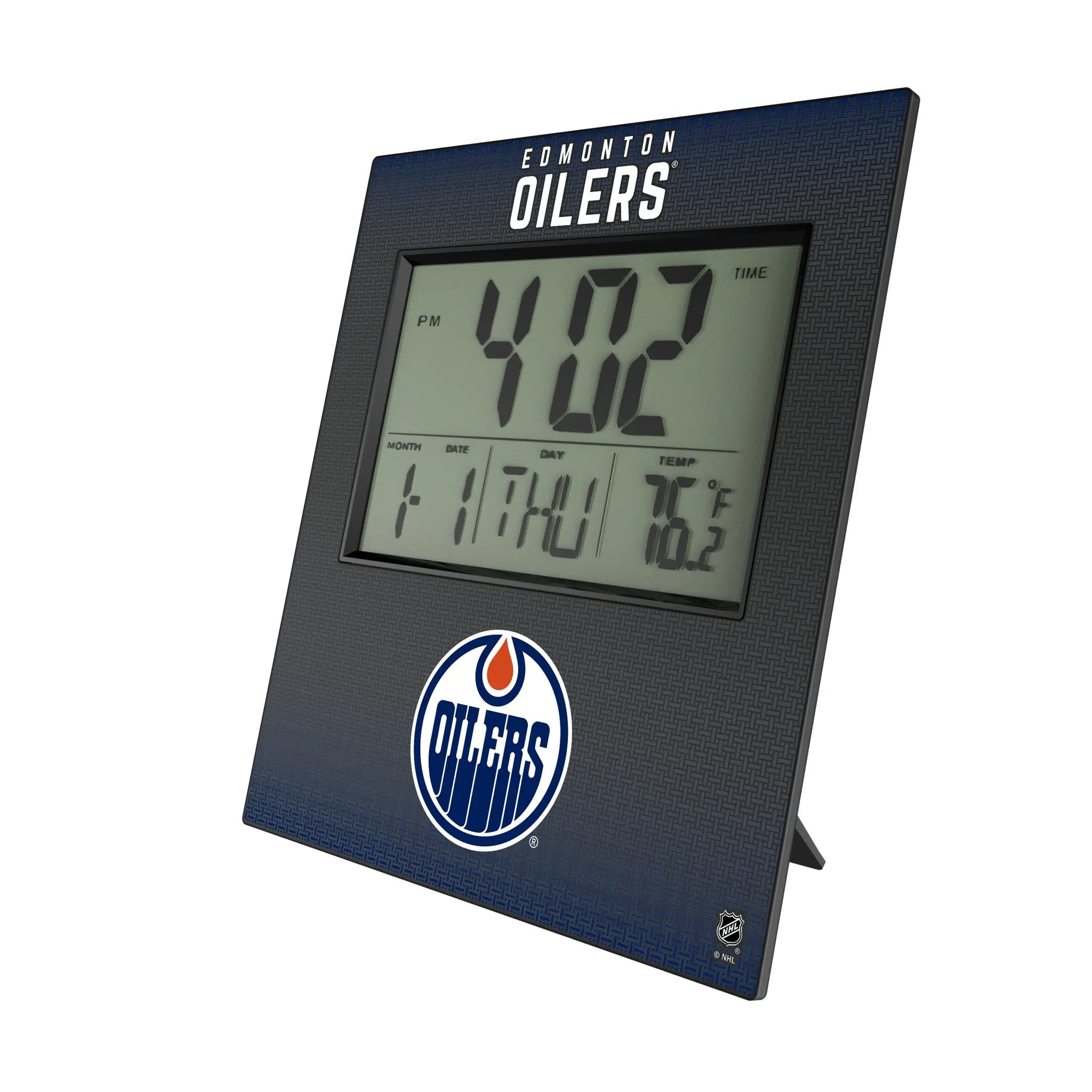 Edmonton Oilers Linen Wall Clock