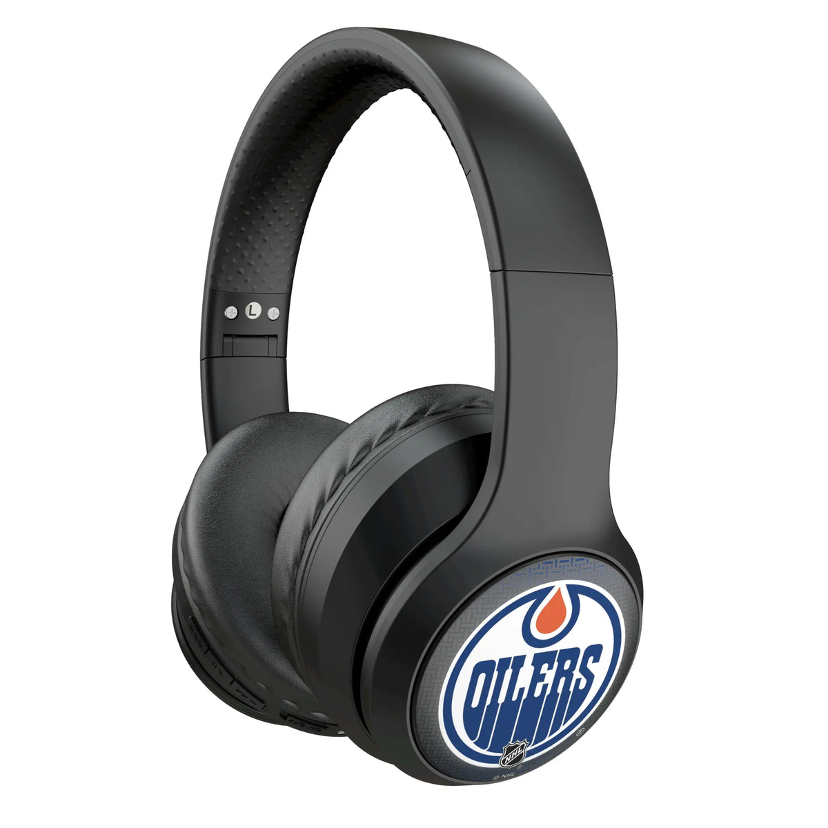 Edmonton Oilers Linen Wireless Over-Ear Headphones With Case