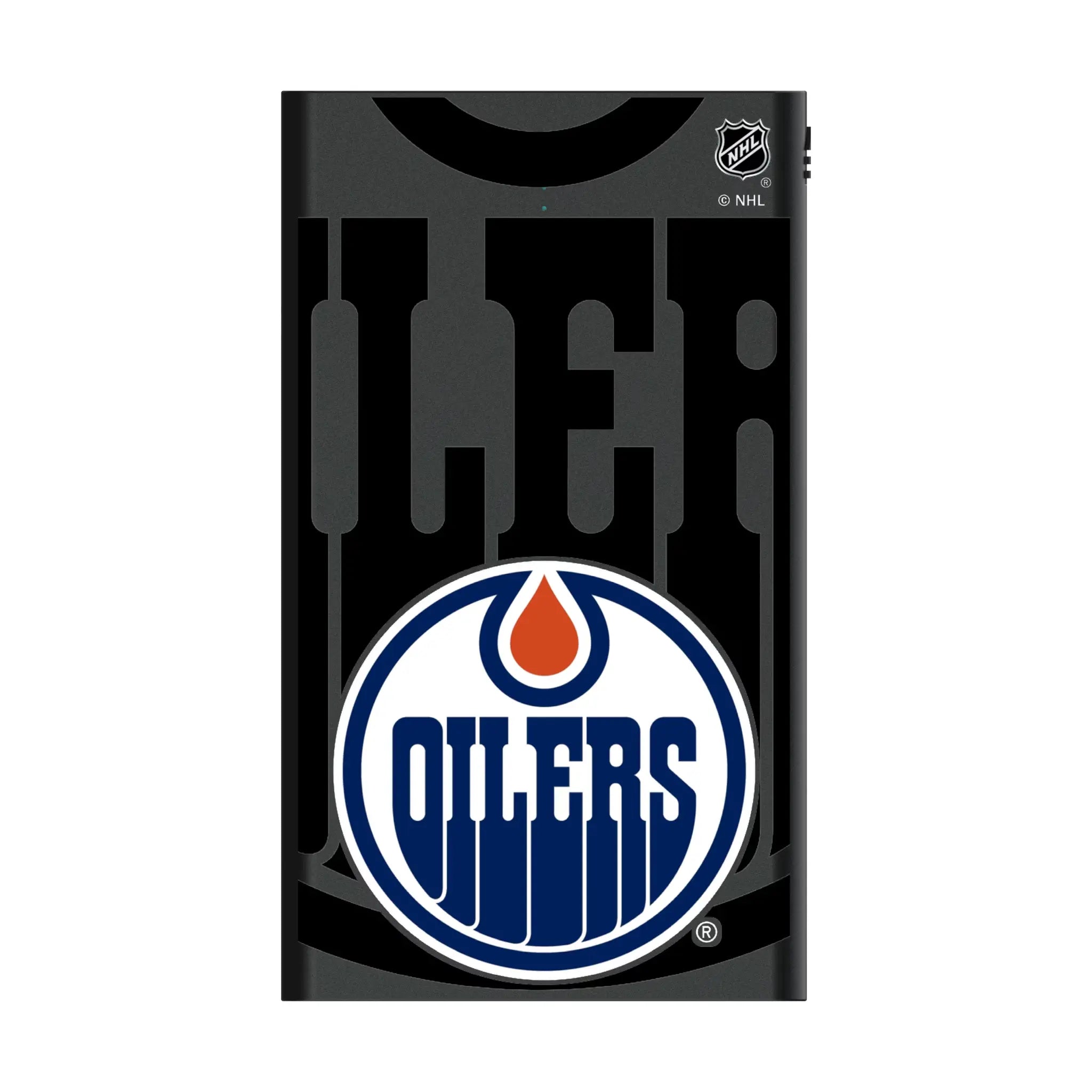 Edmonton Oilers Monocolor Tilt 5000mAh Flat Power Bank