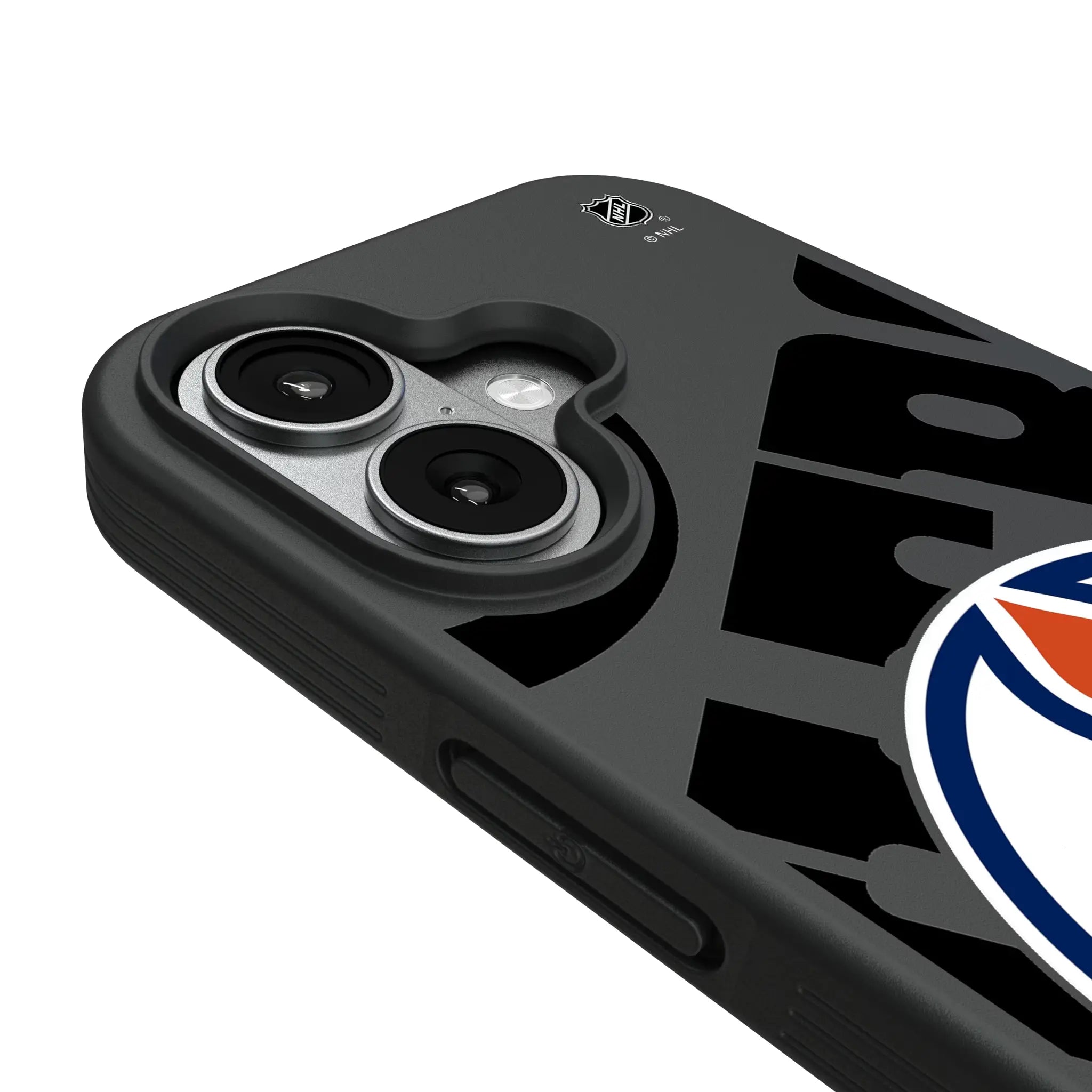 Edmonton Oilers Monocolor Tilt iPhone Bump Phone Case for Apple iPhone - Detail#Device_iPhone 17