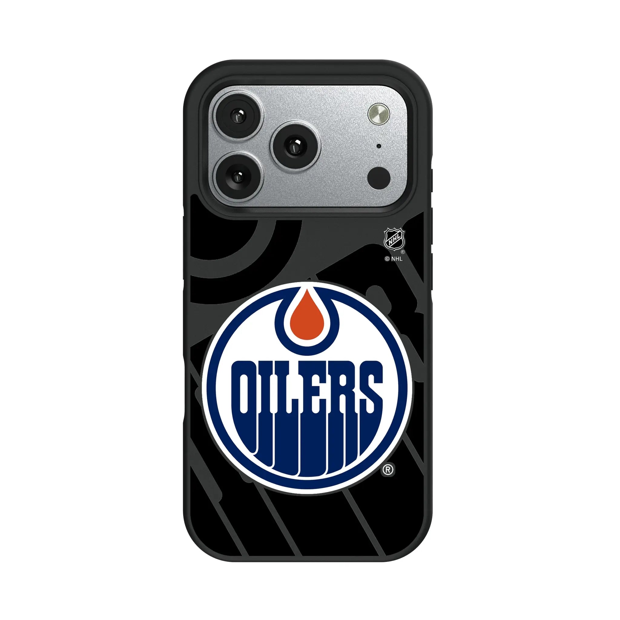 Edmonton Oilers Monocolor Tilt iPhone Bump Phone Case for Apple iPhone#Device_iPhone 17 Pro